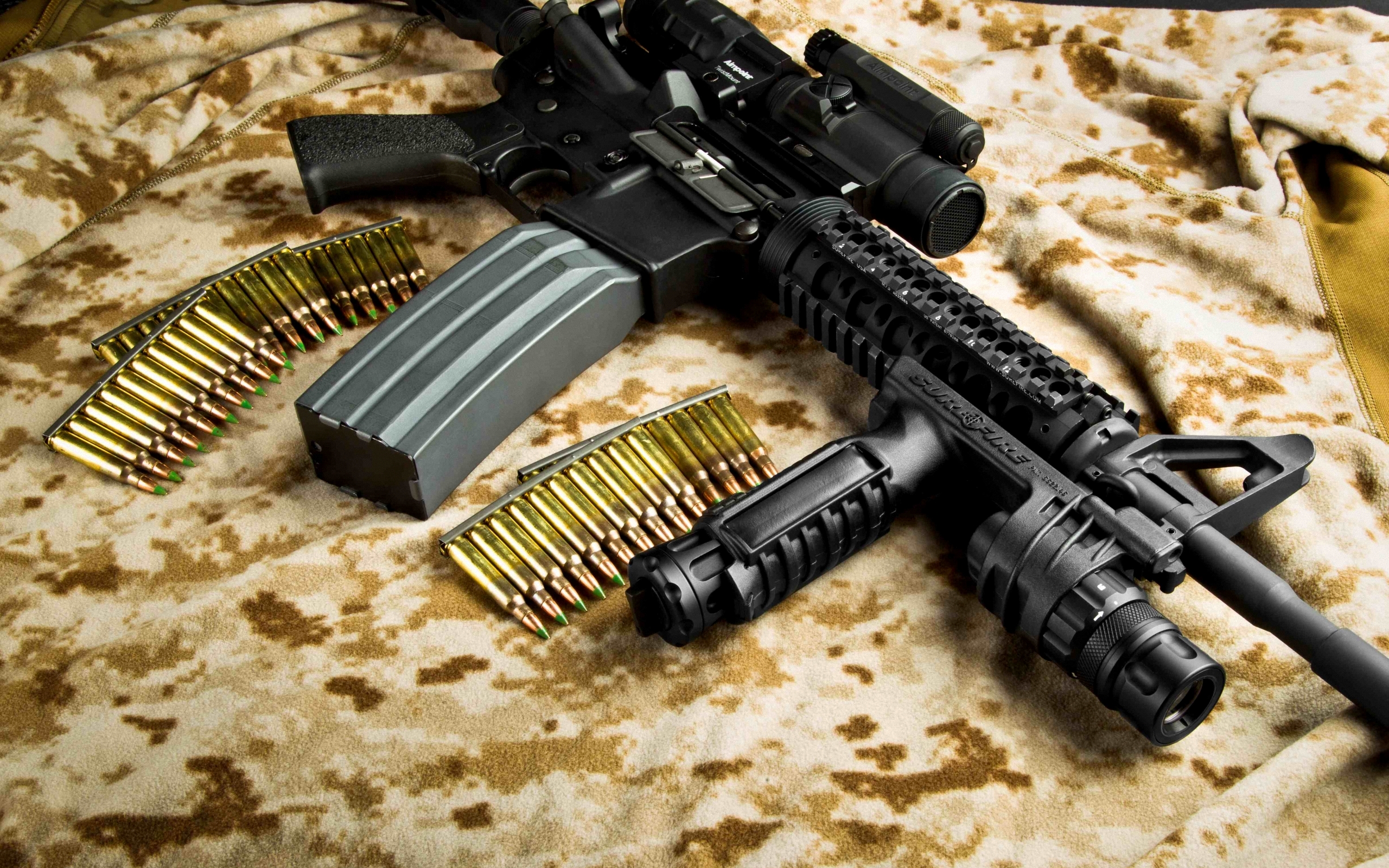 Free photo M4a1 automatic rifle