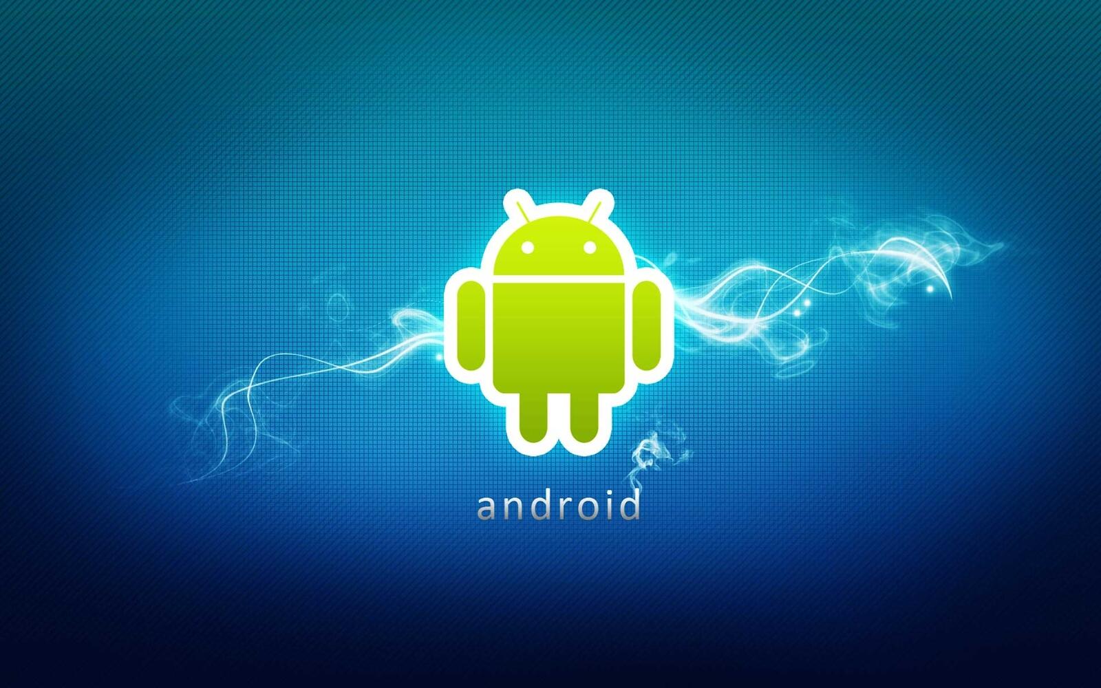 Wallpapers android emblem logo on the desktop