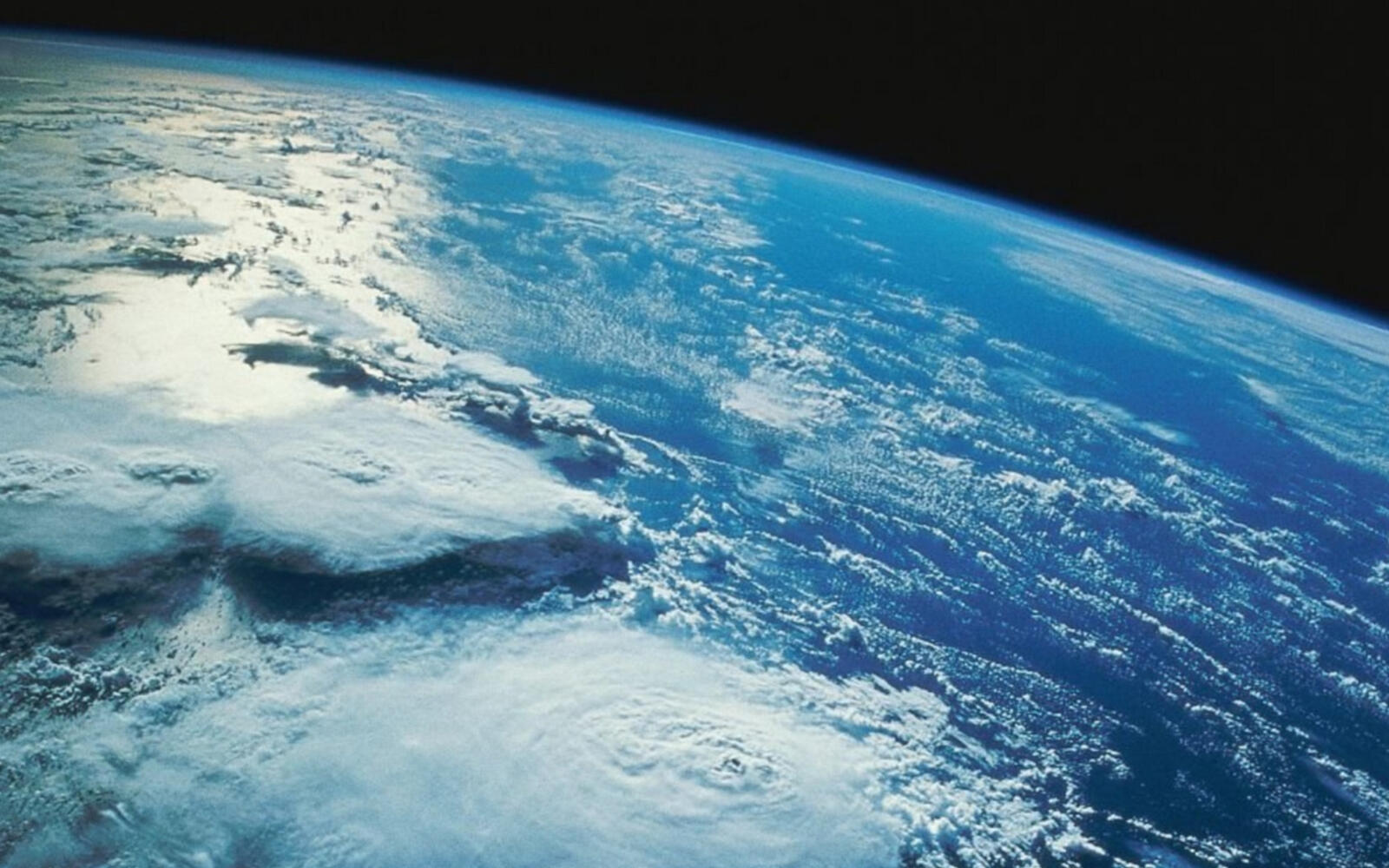 Обои планета земля вид из космоса на рабочий стол