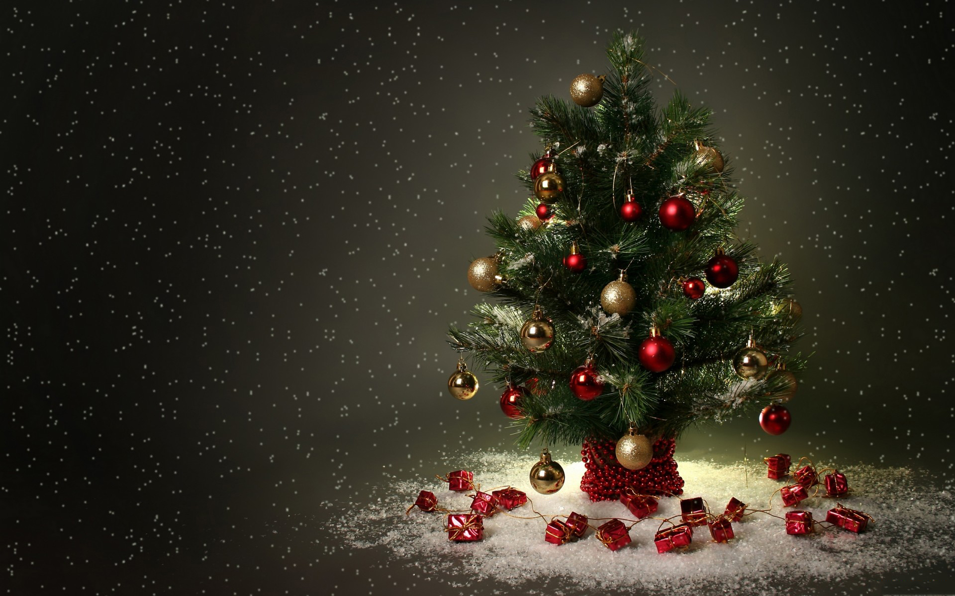 Wallpapers Christmas tree new year on the desktop