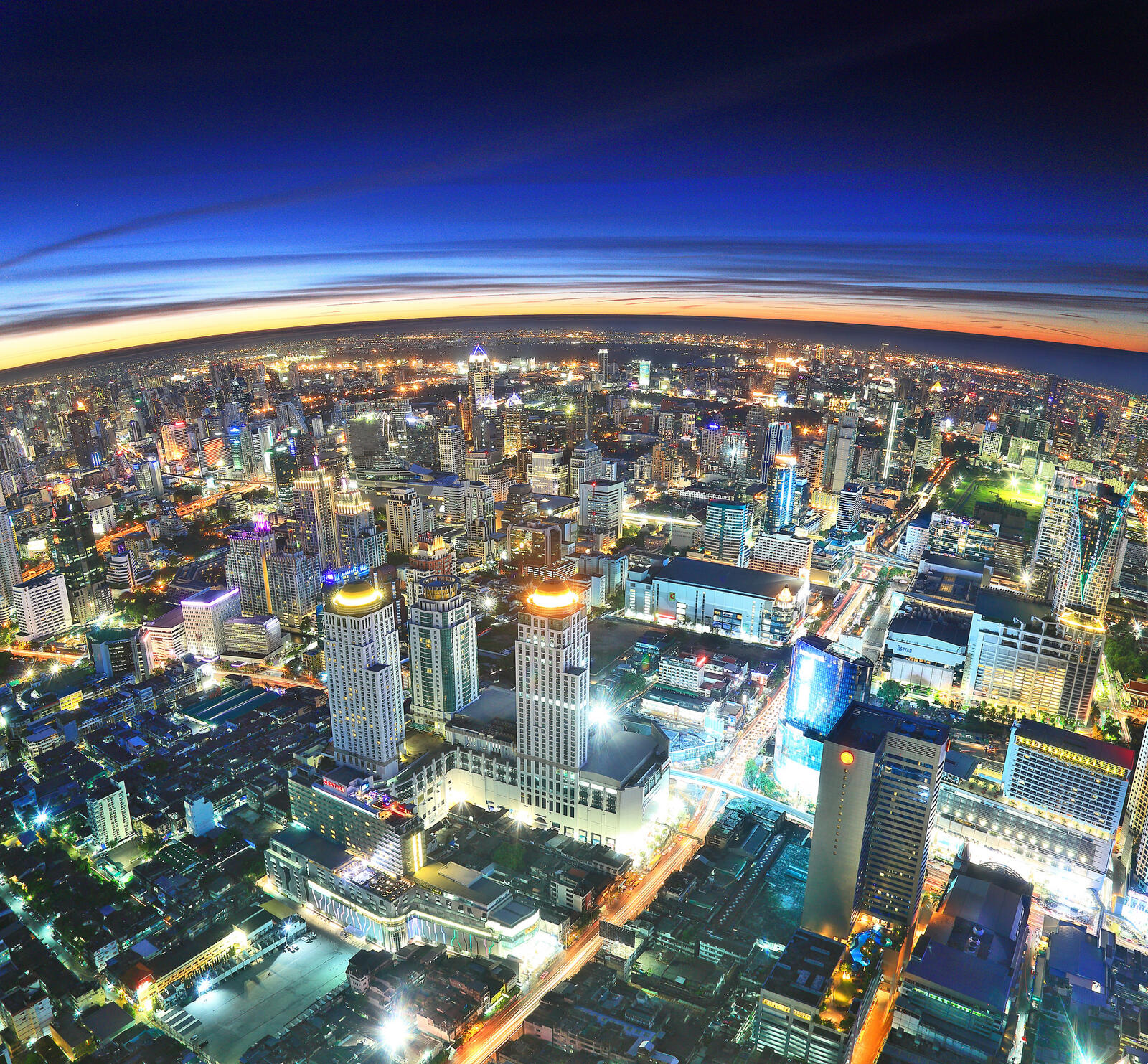 Обои Бангкок город ночной город на рабочий стол