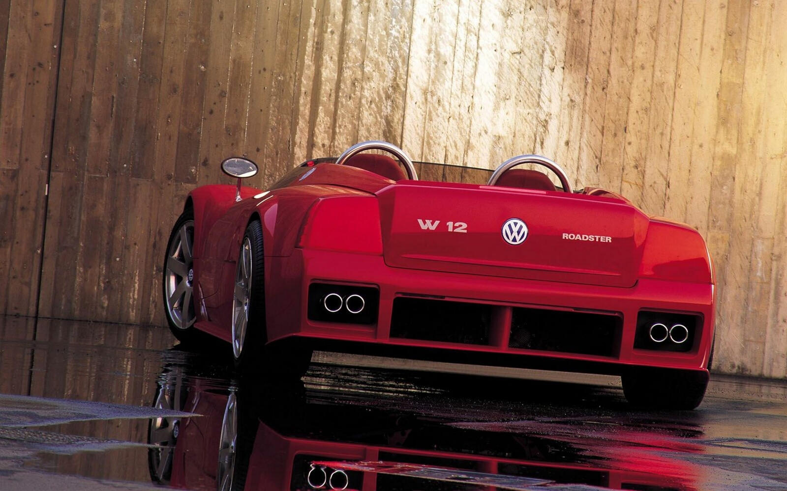 Wallpapers Volkswagen roadster red on the desktop