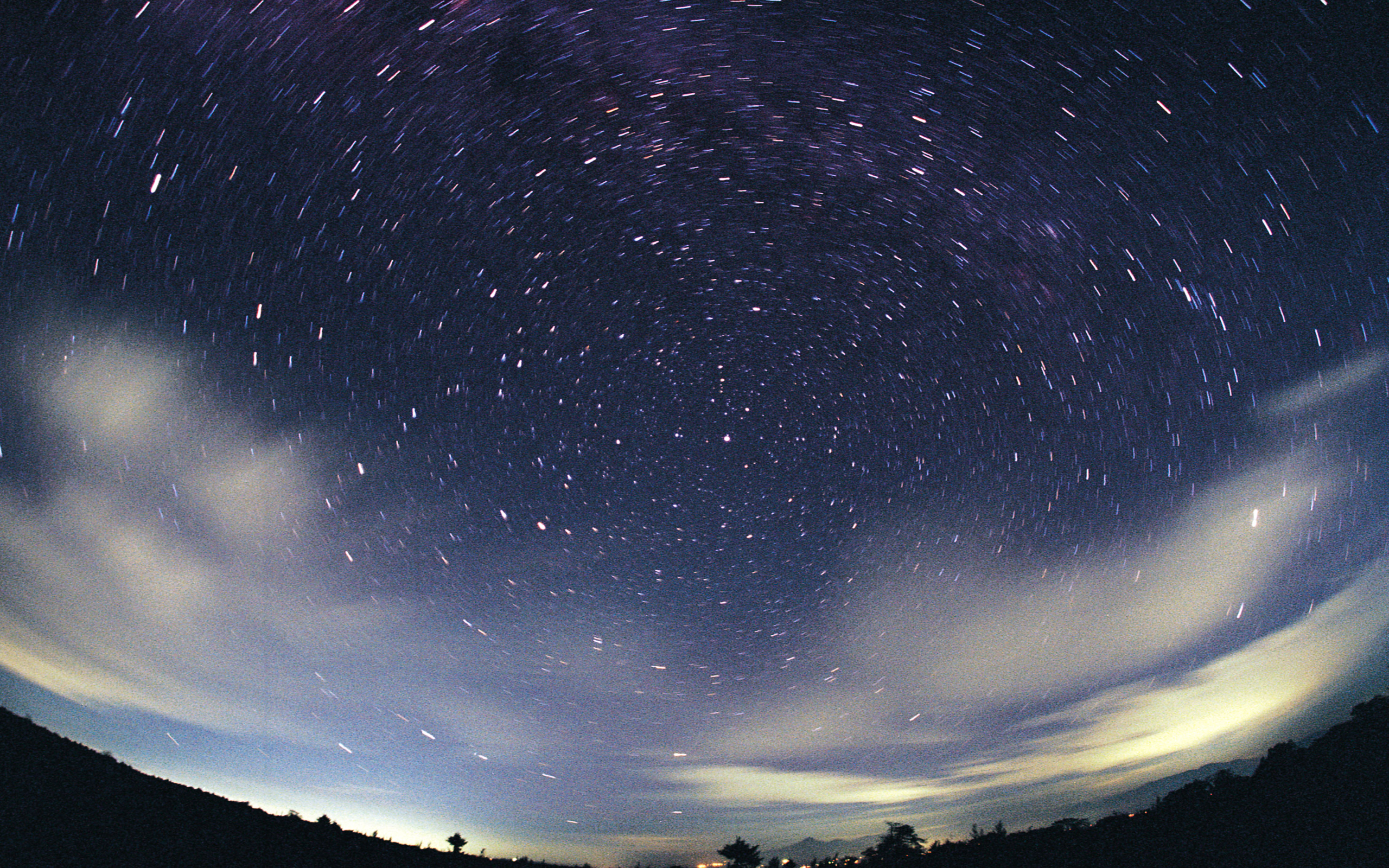 фото звездного неба в движении