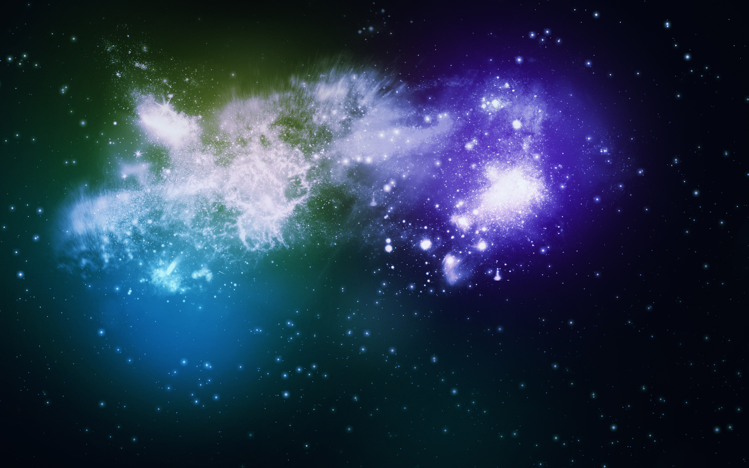 Wallpapers galaxy space paint on the desktop