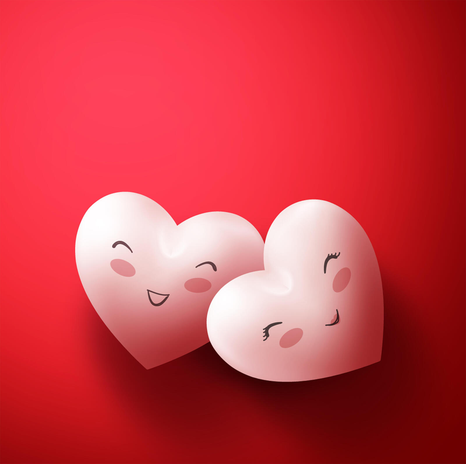 Wallpapers Valentine happy valentine`s day romantic hearts on the desktop