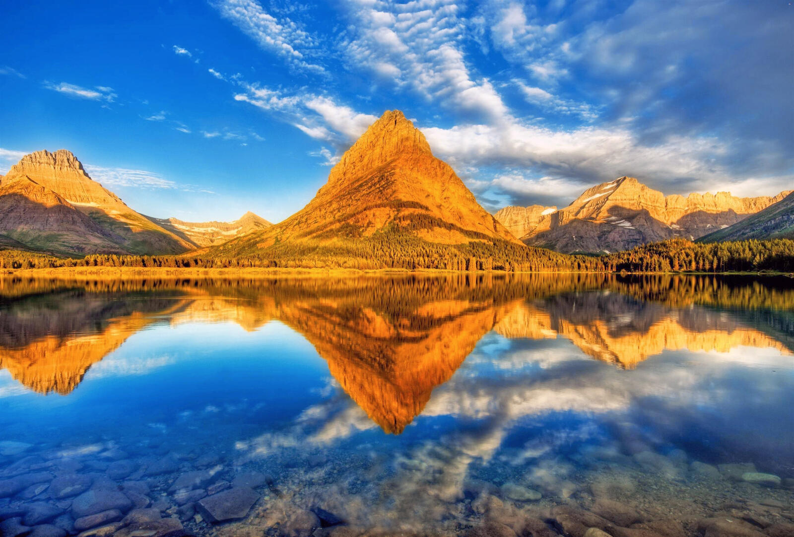 Wallpapers reflection mountains calmness on the desktop