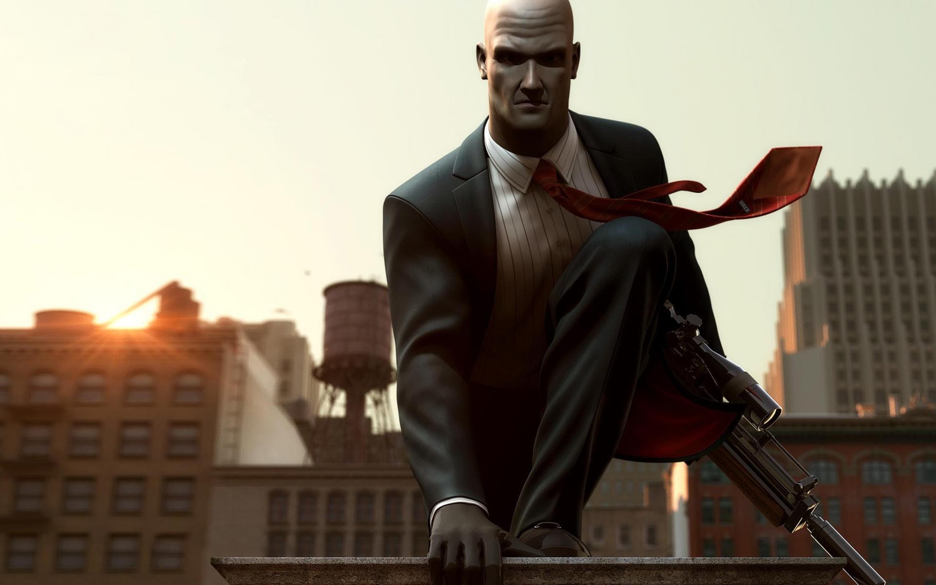 Wallpapers hitman game house on the desktop