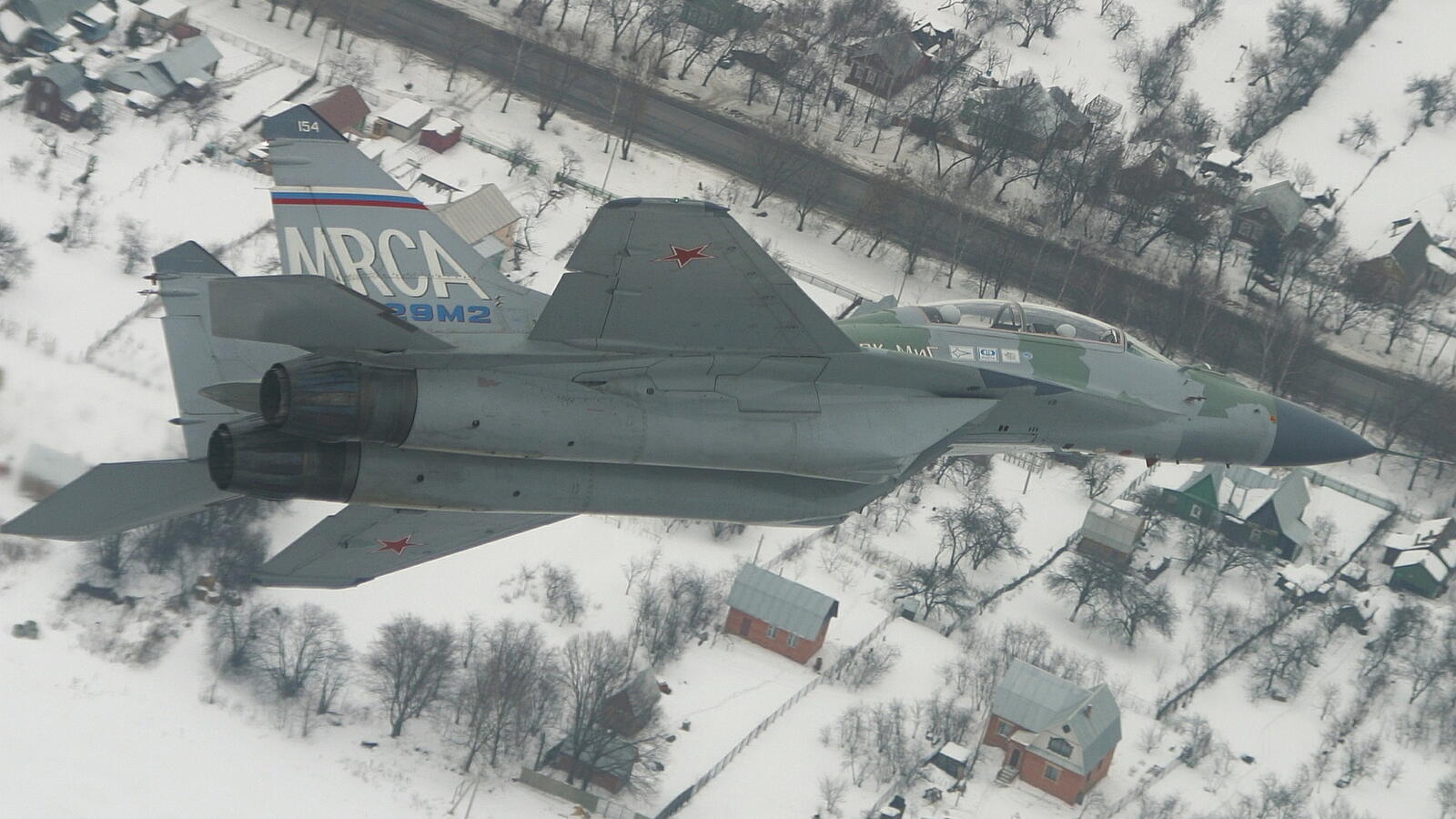 Free photo MiG 29 flight