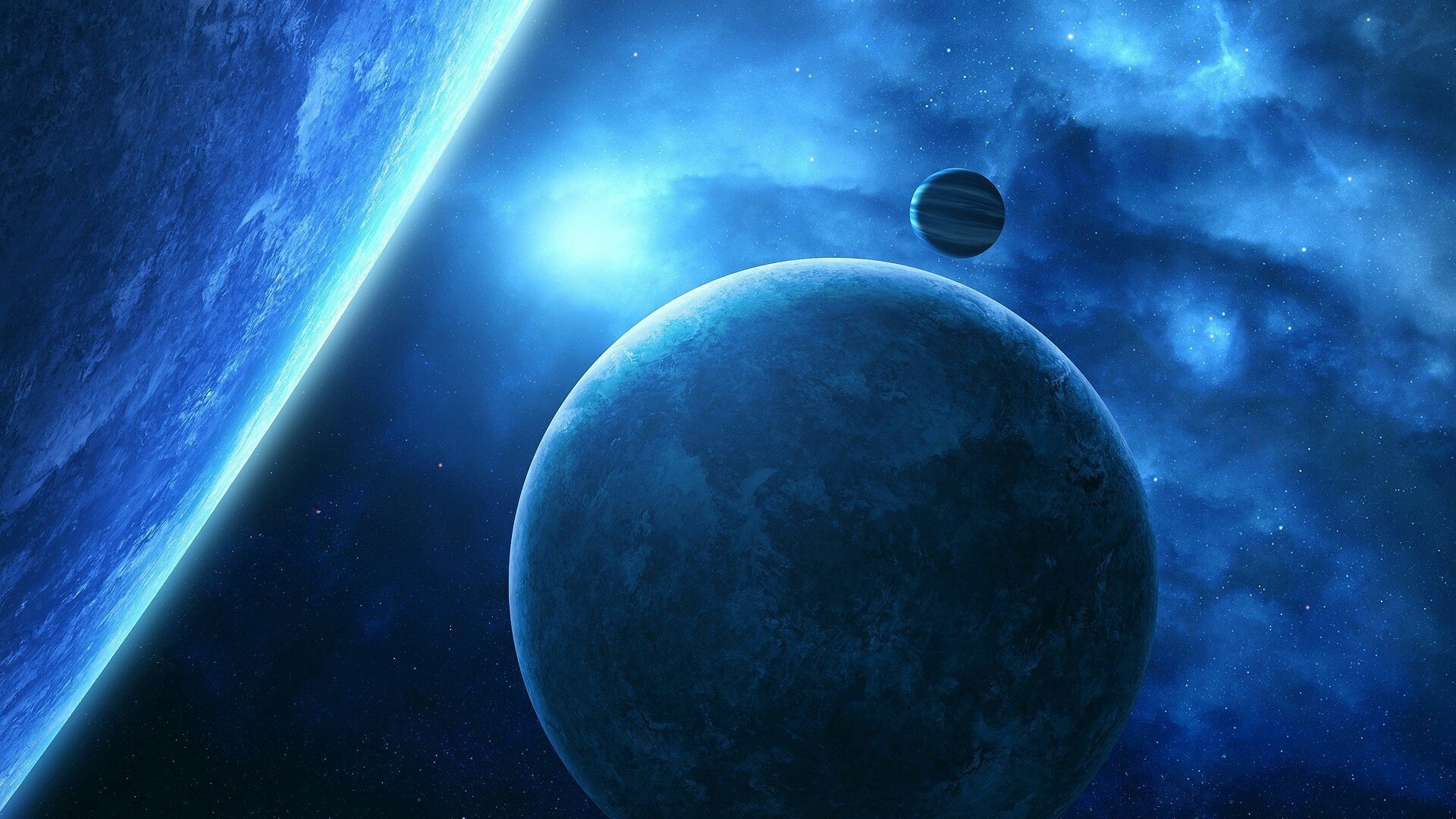Wallpapers earth gas planet on the desktop