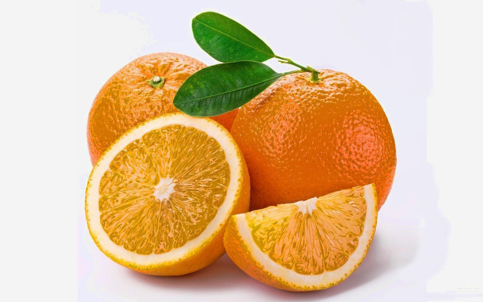 桌面上的壁纸橘色 切片 柑橘类