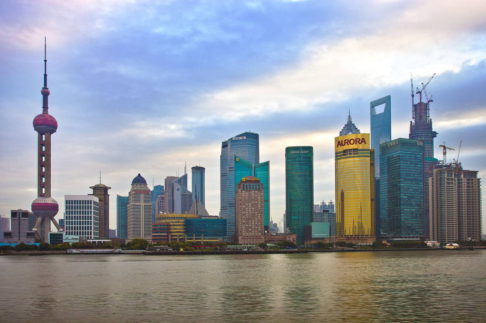桌面上的壁纸中国 高层建筑 上海