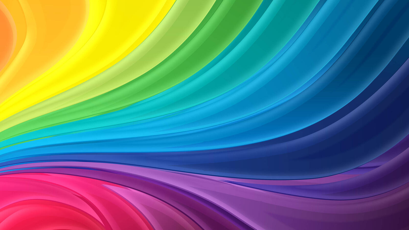 Wallpapers waves lines colors on the desktop