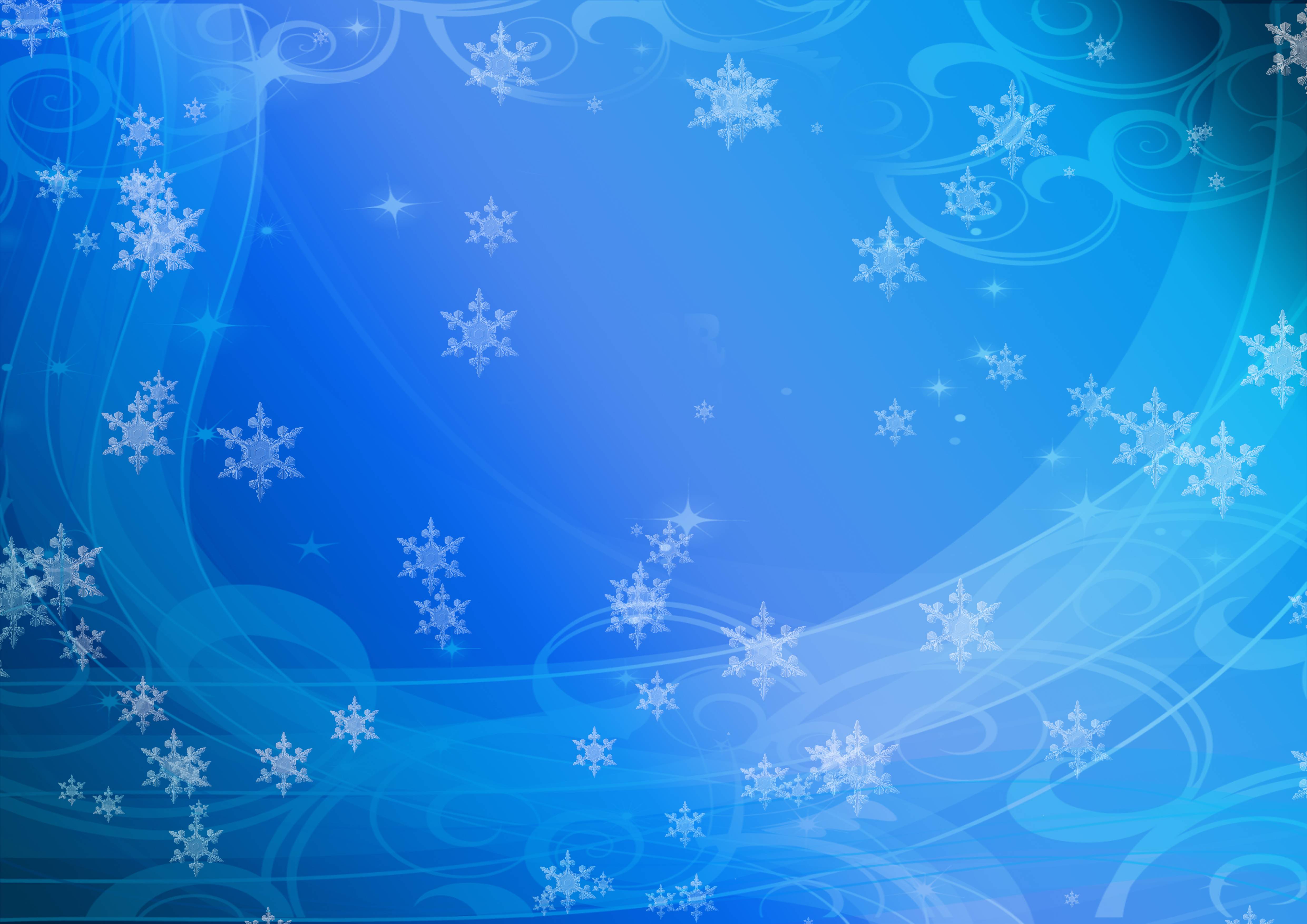 Wallpapers texture blue snowflakes on the desktop
