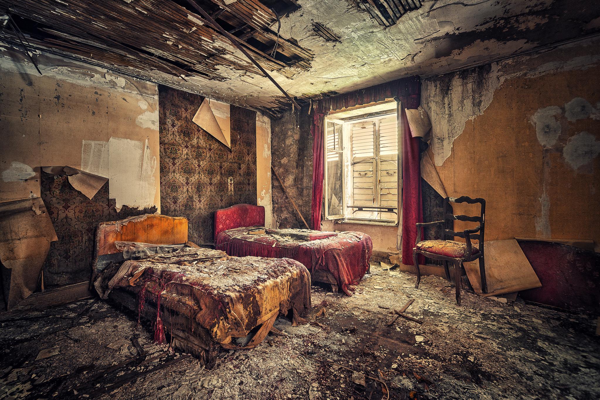 Фото бесплатно руины, интерьер, комната