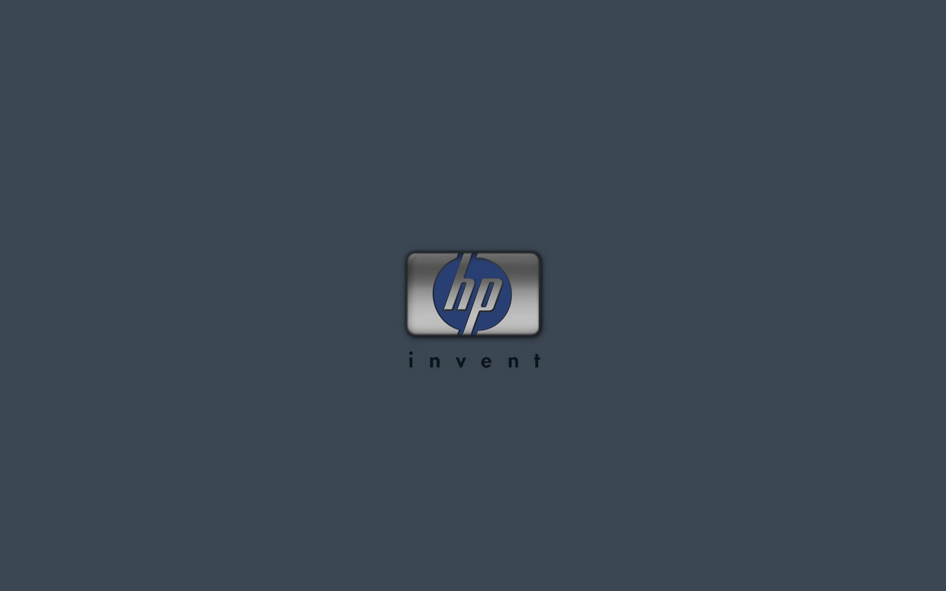 Wallpapers hp icon logo on the desktop