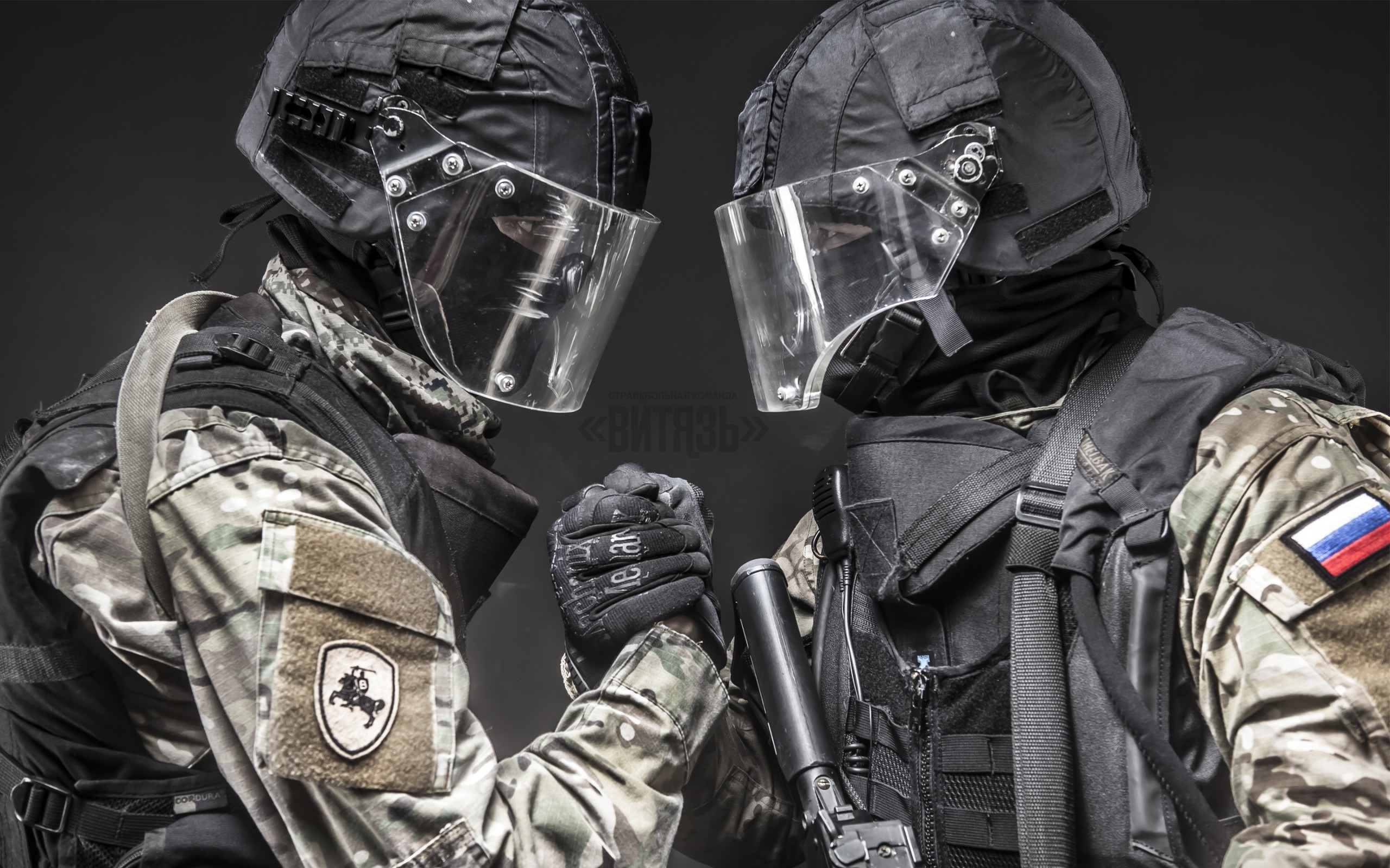 Wallpapers fighters helmets uniforms on the desktop
