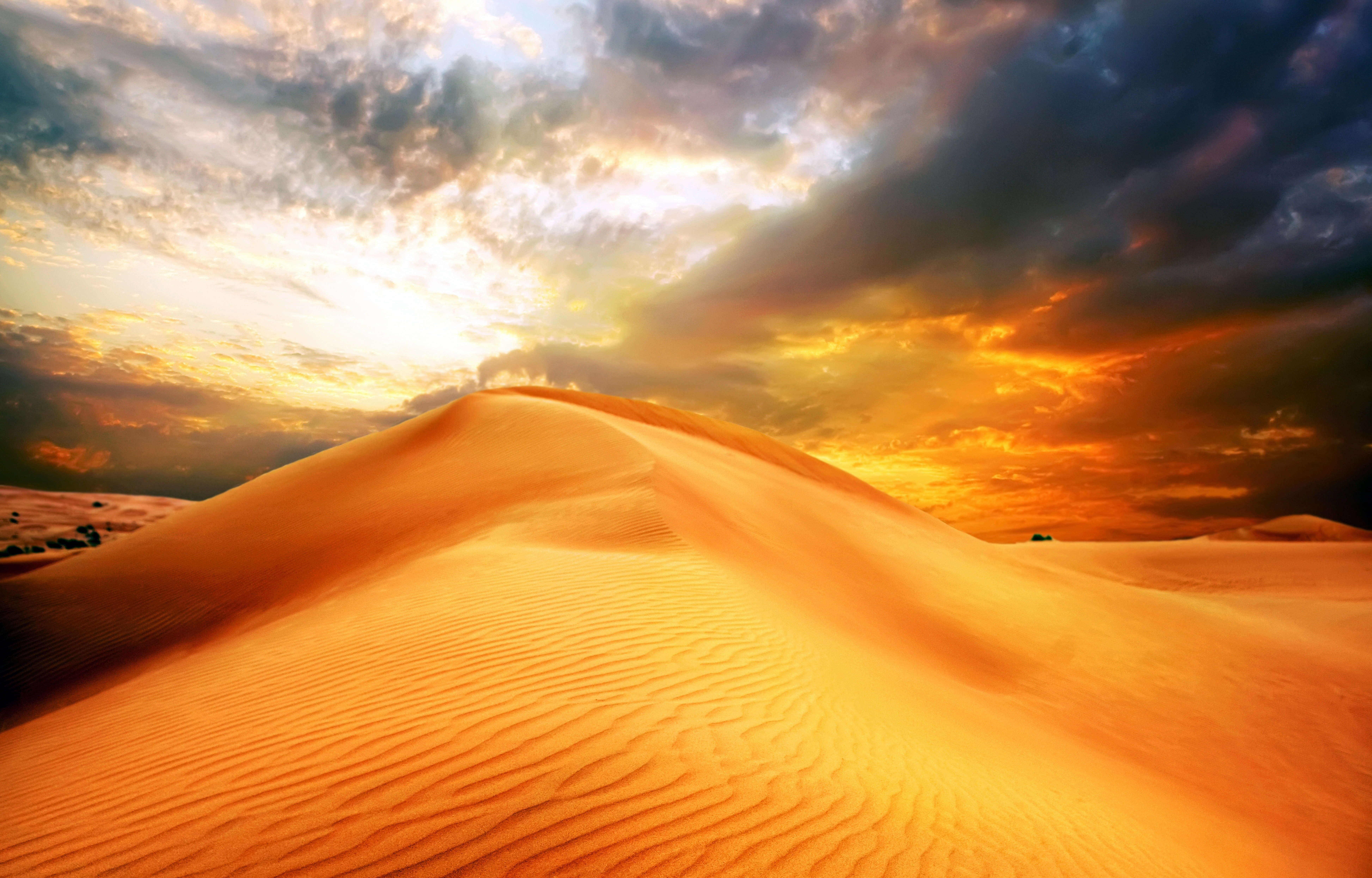 Обои пейзаж пустыня песок на рабочий стол