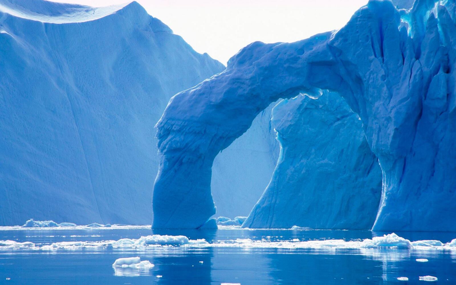 Обои ледник северный полюс на рабочий стол