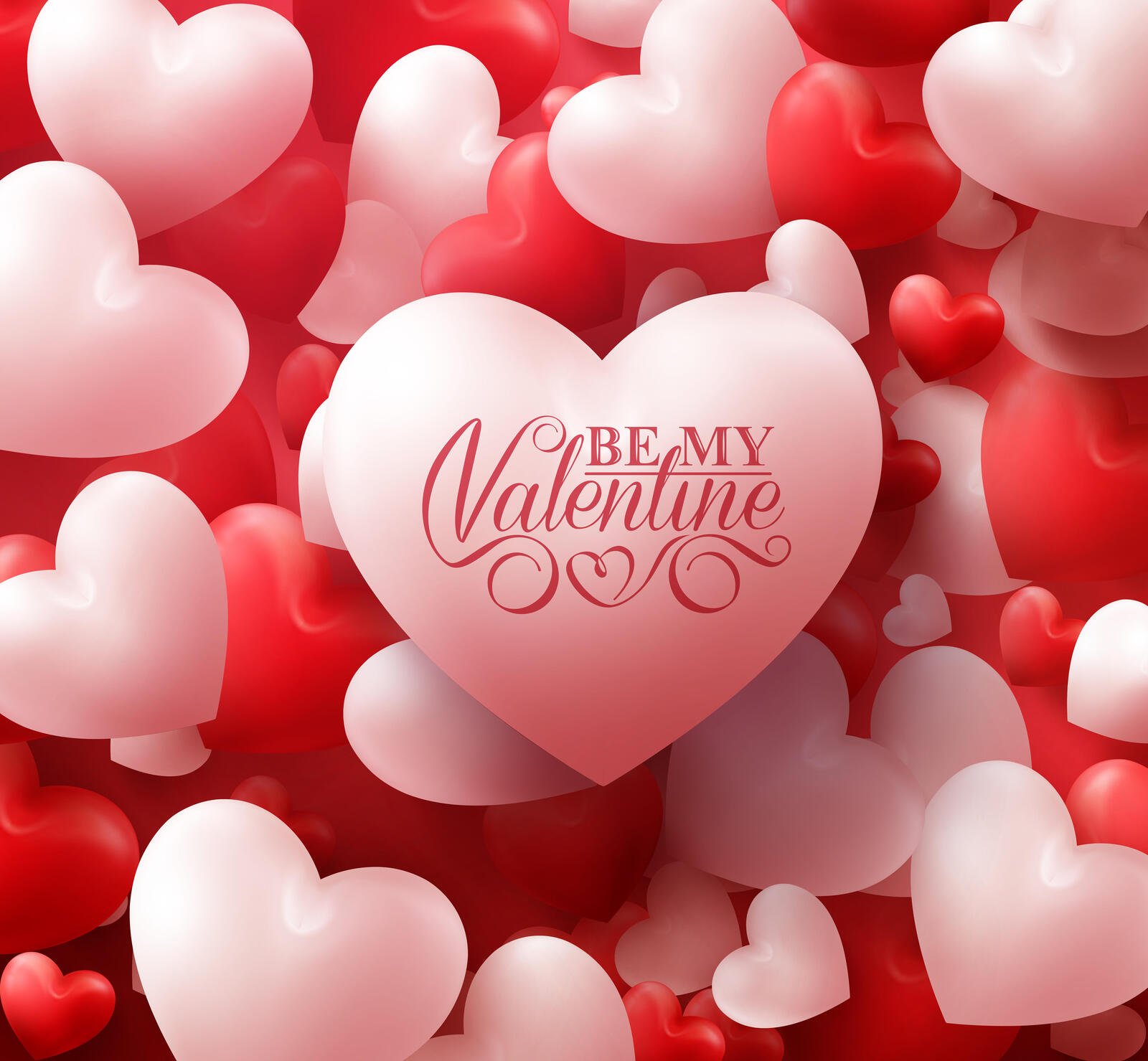 Wallpapers text a day of lovers Valentine day on the desktop