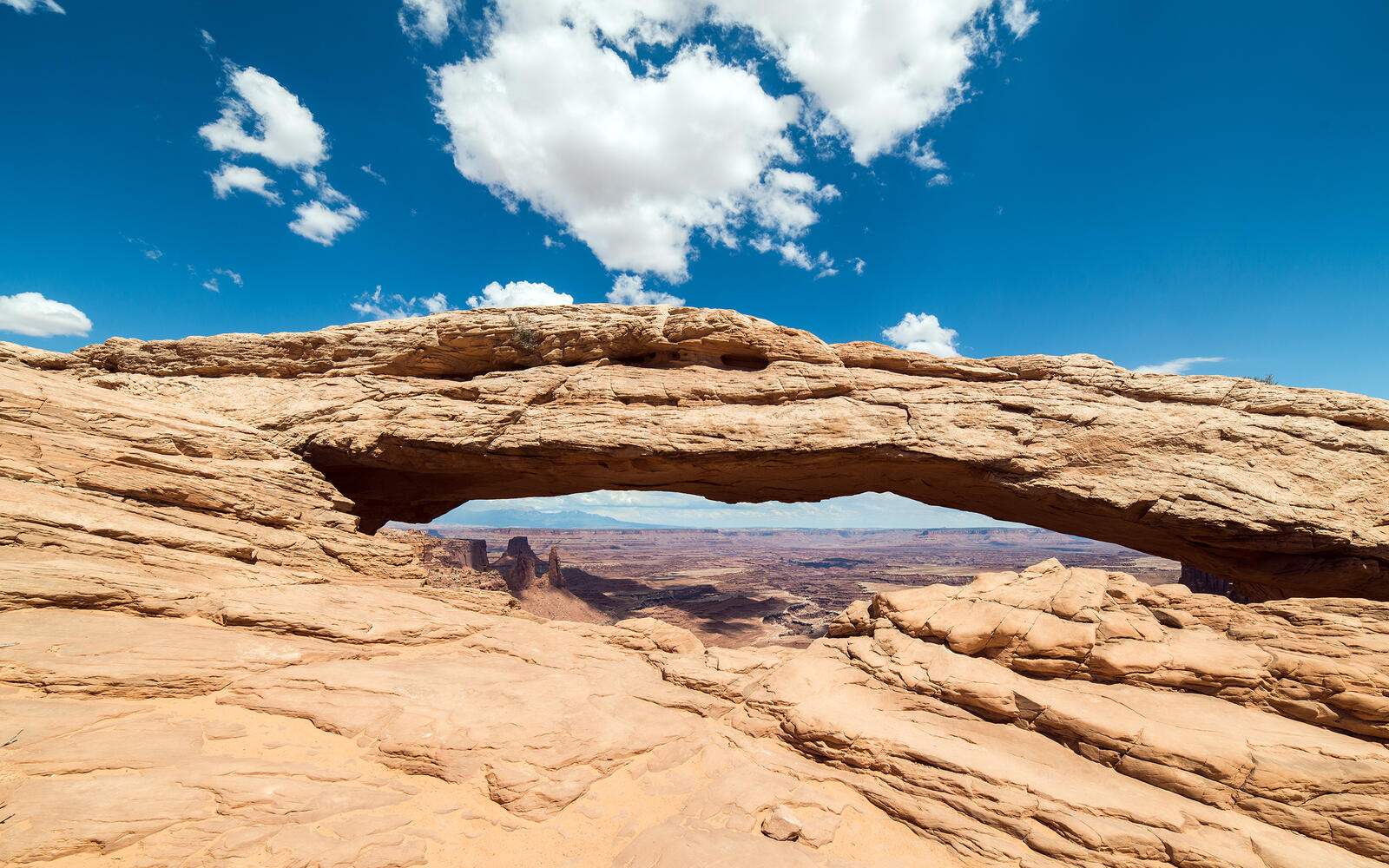 Wallpapers Cenonlands National Park Mesa arch rocks on the desktop