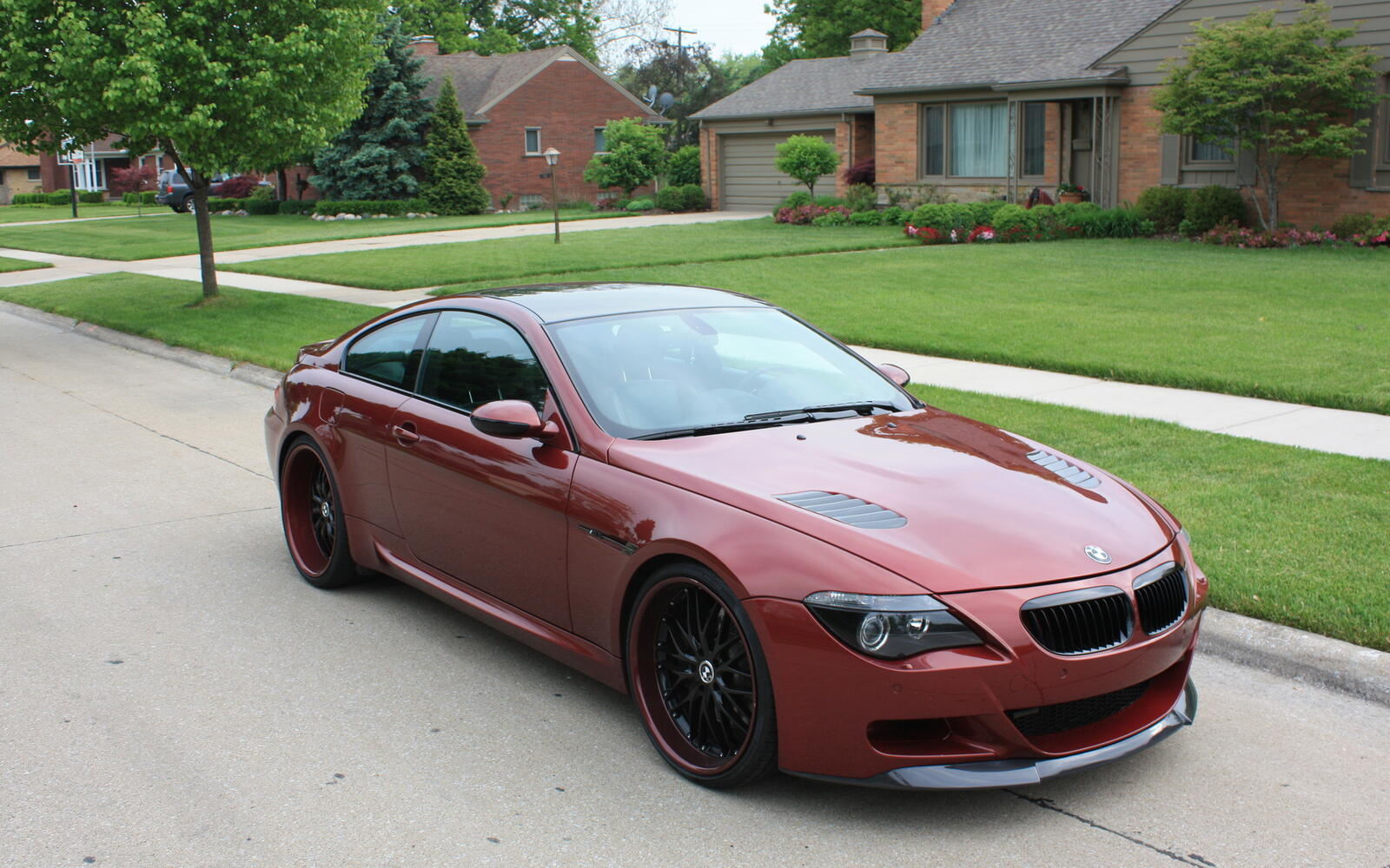 Wallpapers bmw m6 red on the desktop