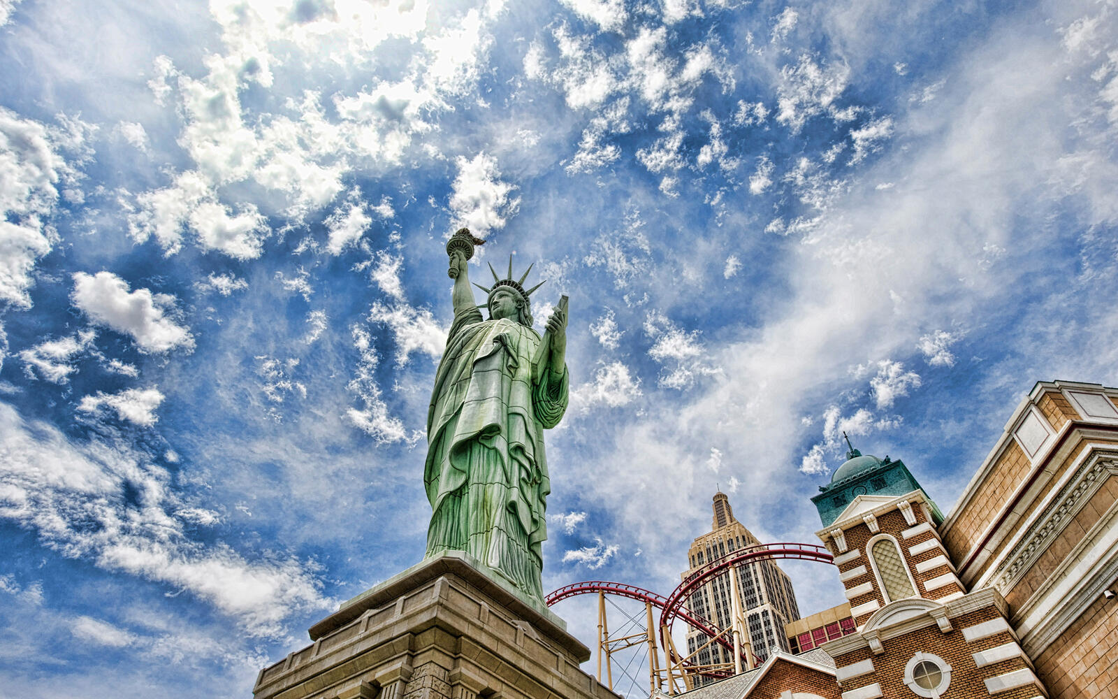 Обои статуя свободы памятник америка на рабочий стол