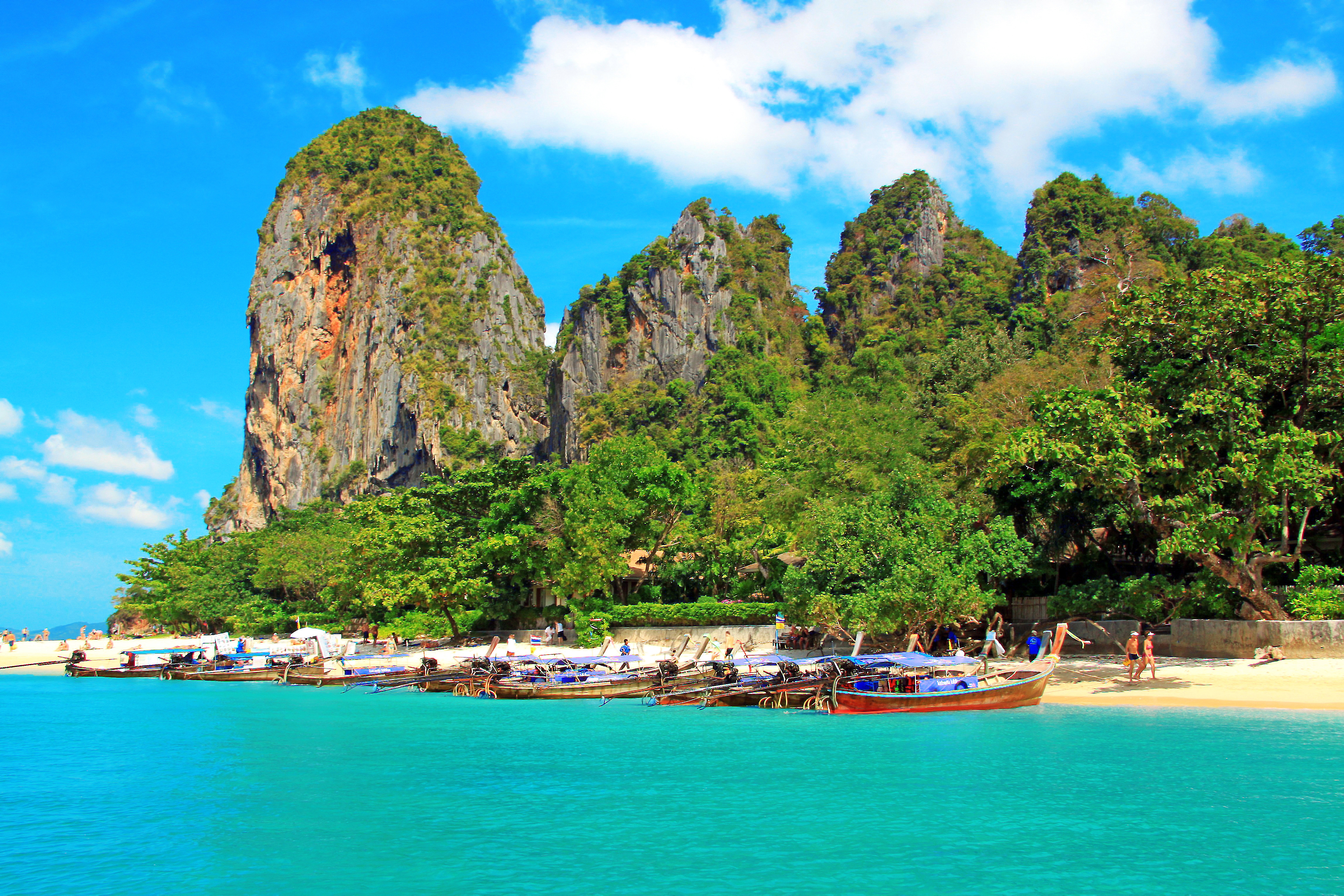 Фото бесплатно лодки, тропики, Таиланд