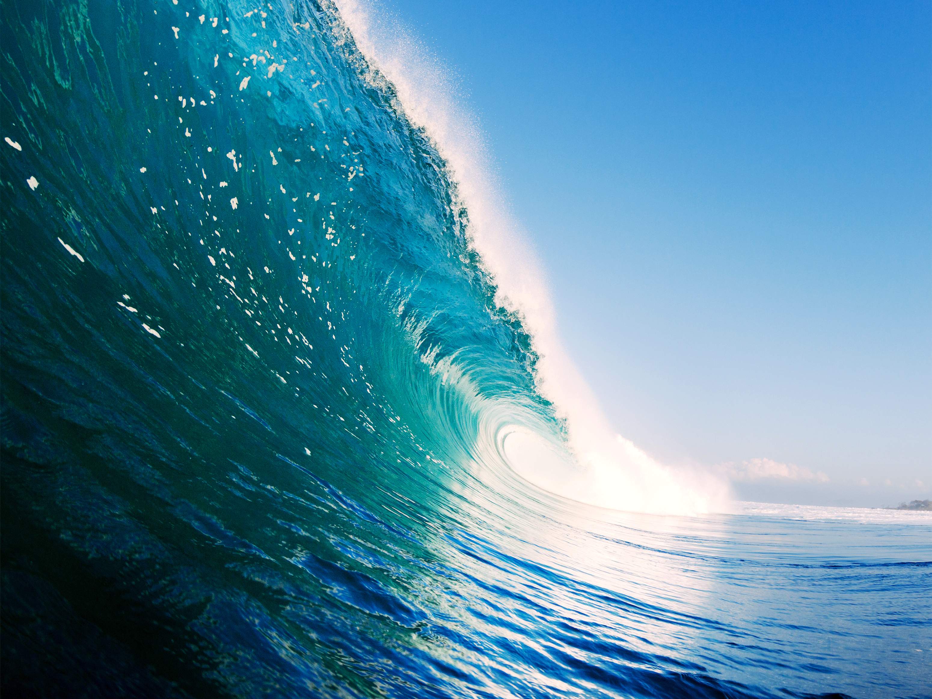Wallpapers wave nature storm on the desktop