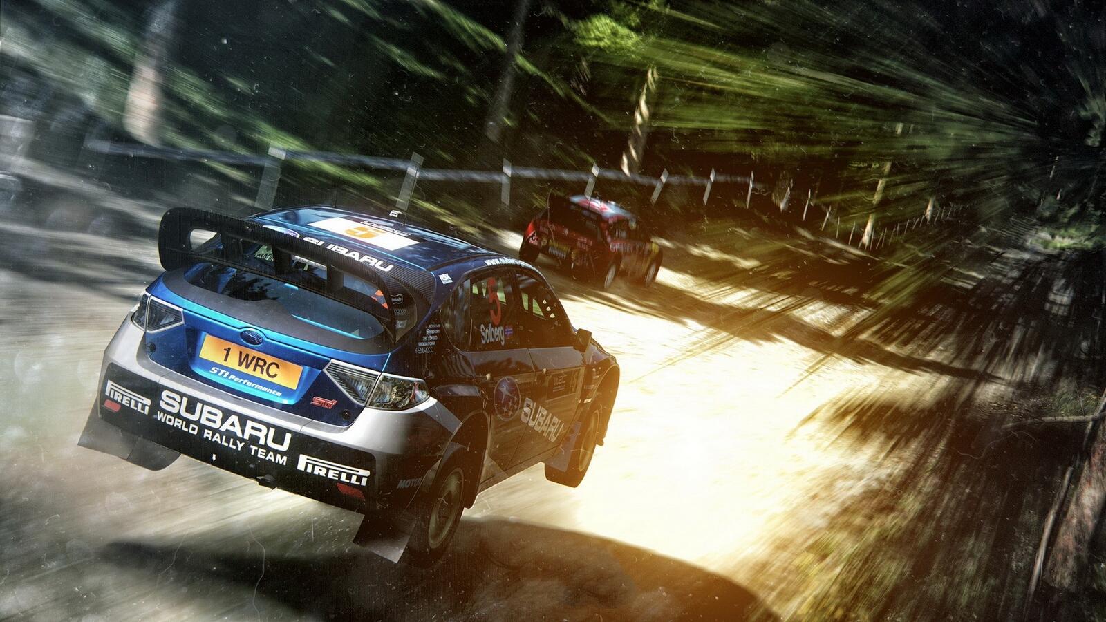 Wallpapers games road rally on the desktop