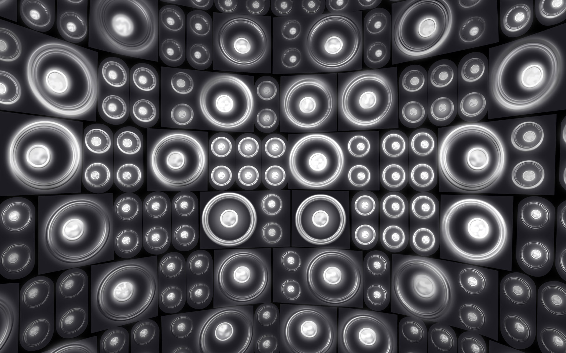 Wallpapers speakers subwoofer circles on the desktop
