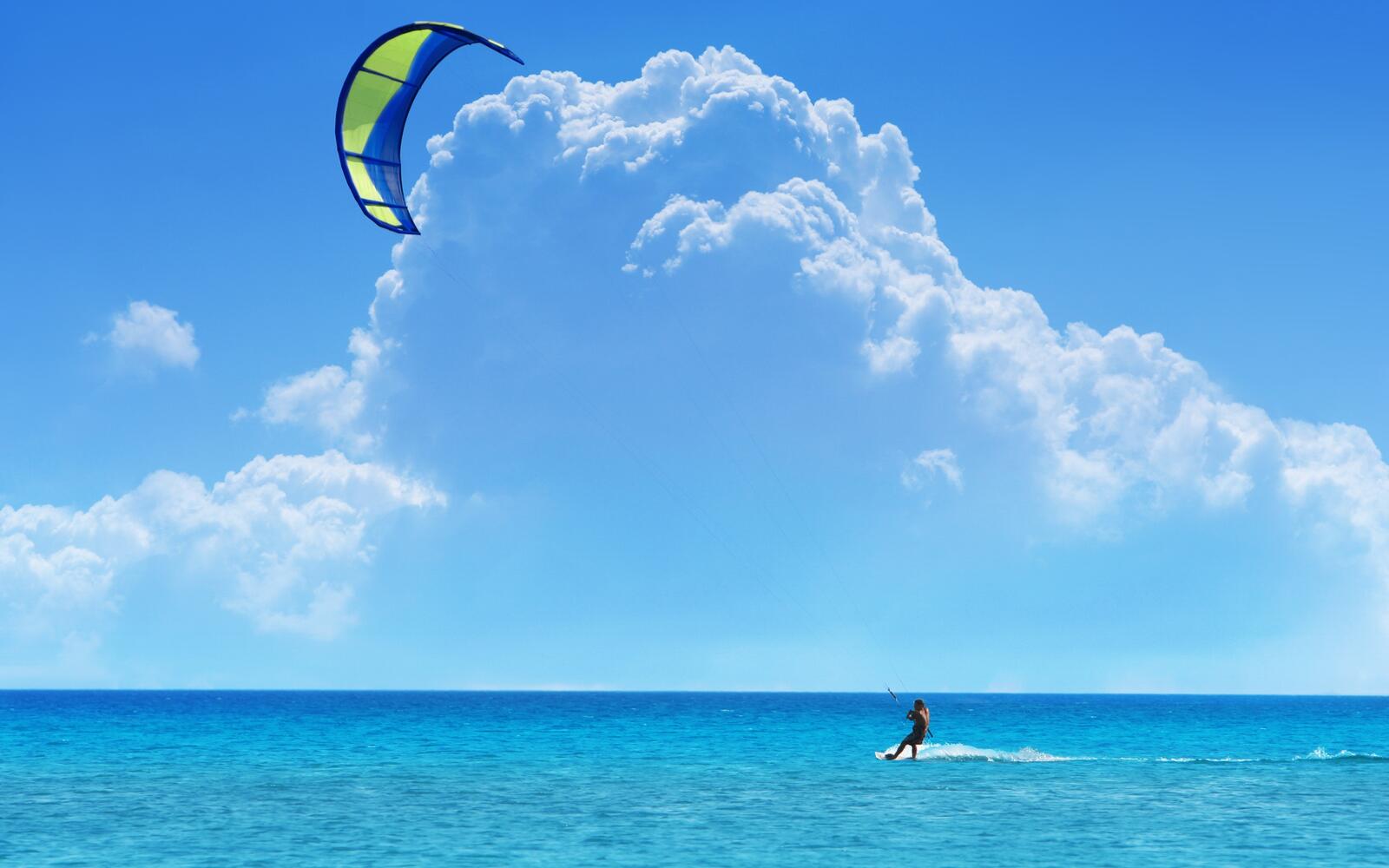 Wallpapers skysurfing parachute wind on the desktop