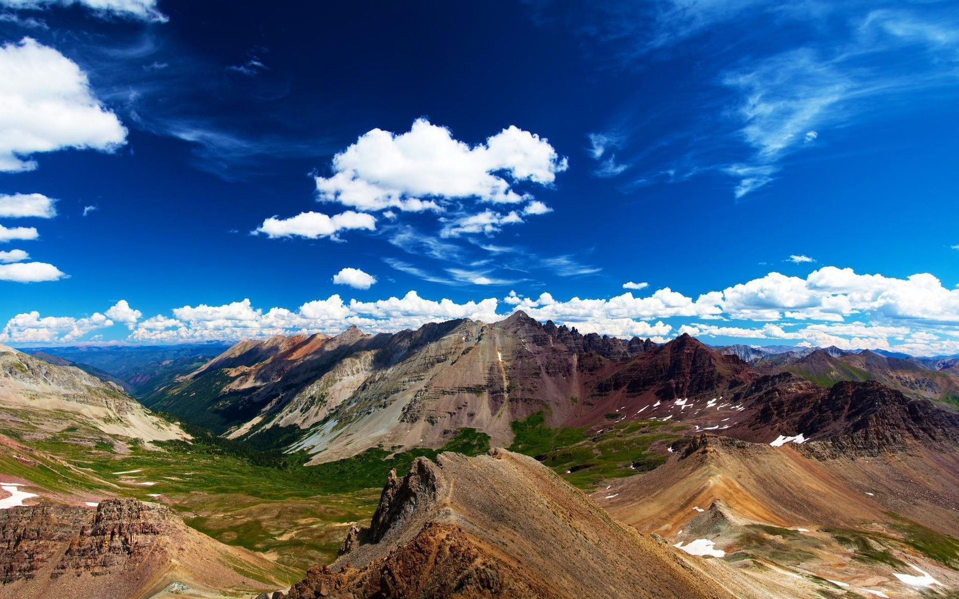 Wallpapers nature mountains sky on the desktop