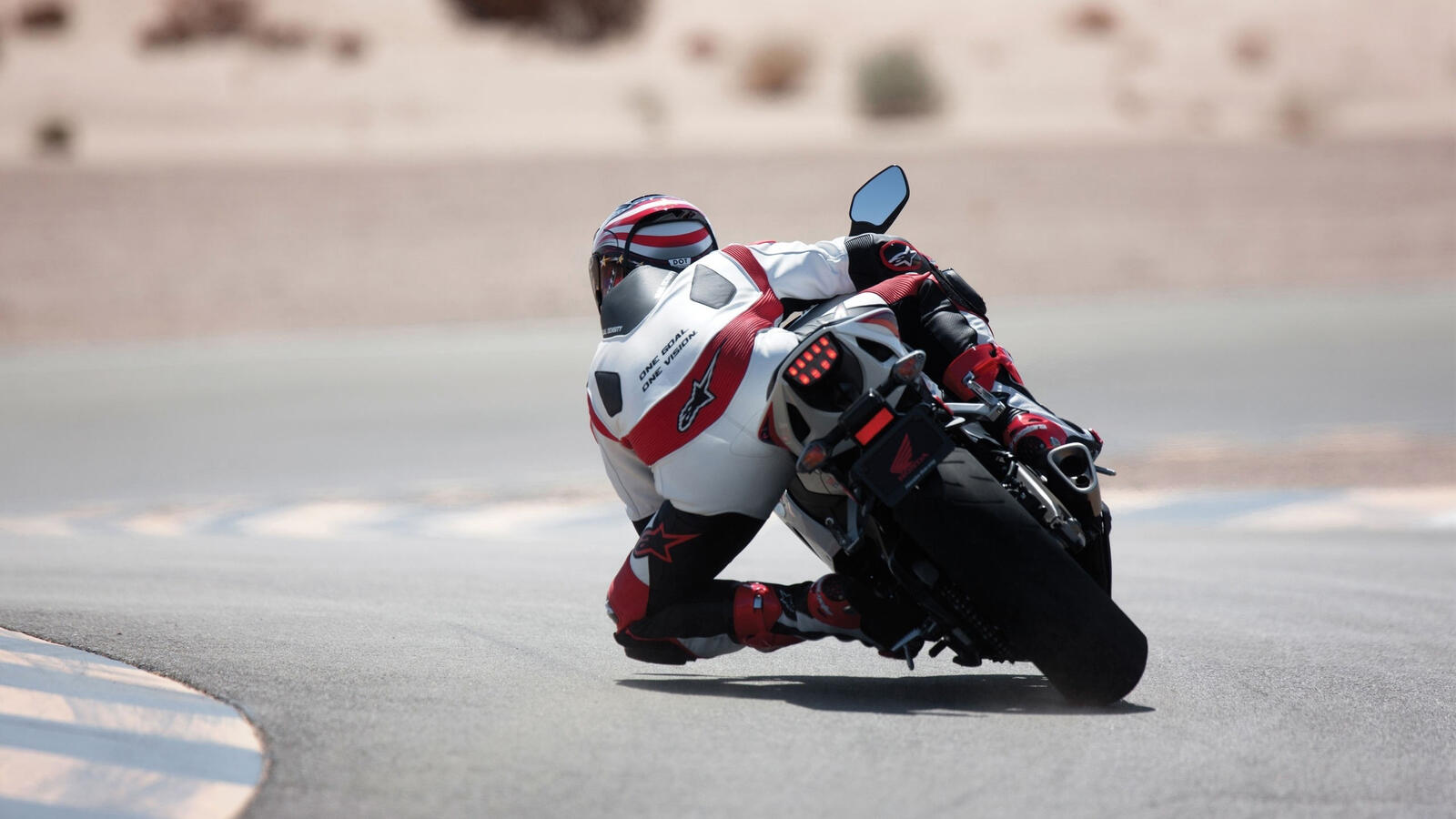 Wallpapers race sportbike motorcyclist on the desktop