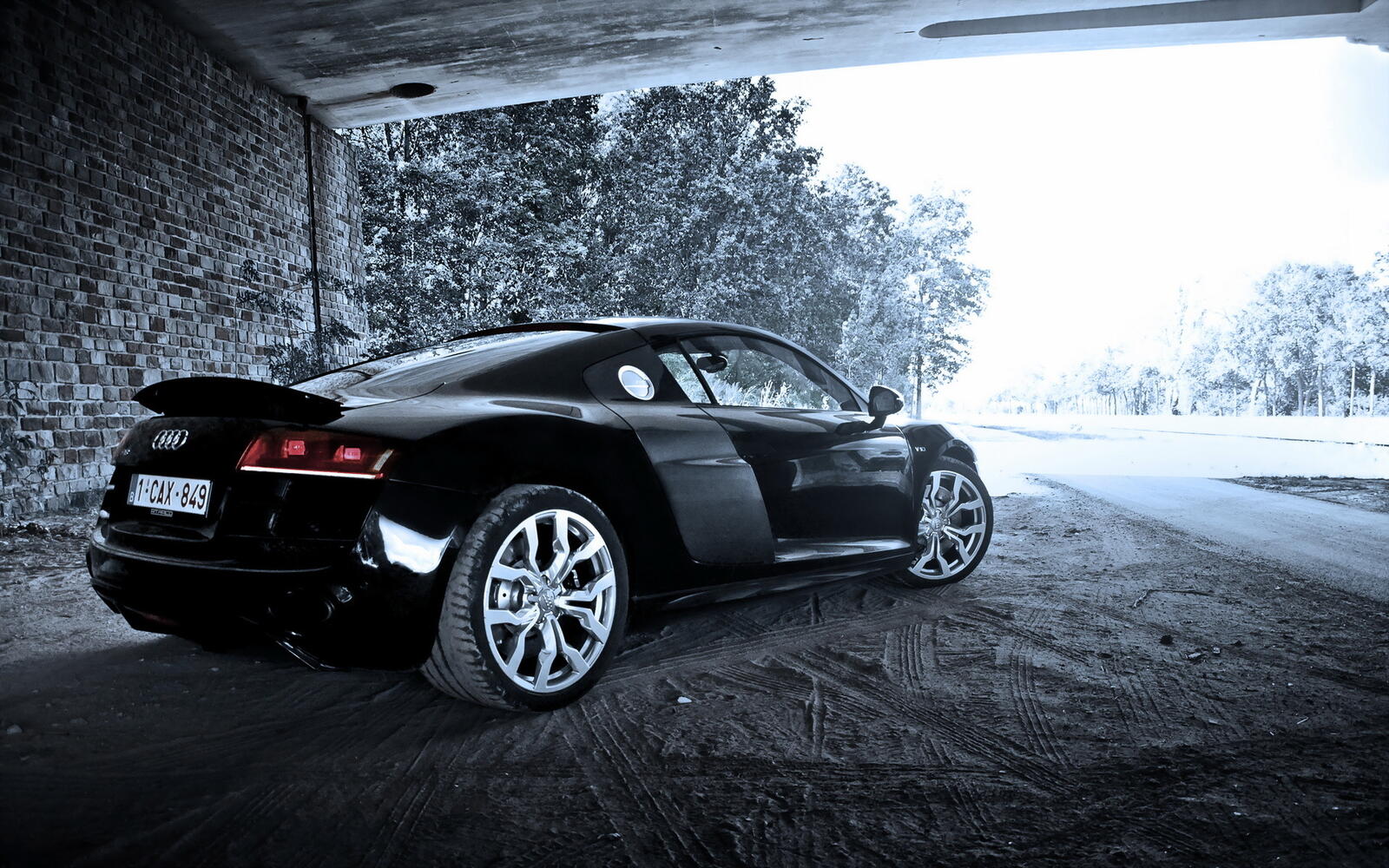 Wallpapers car speed aud on the desktop