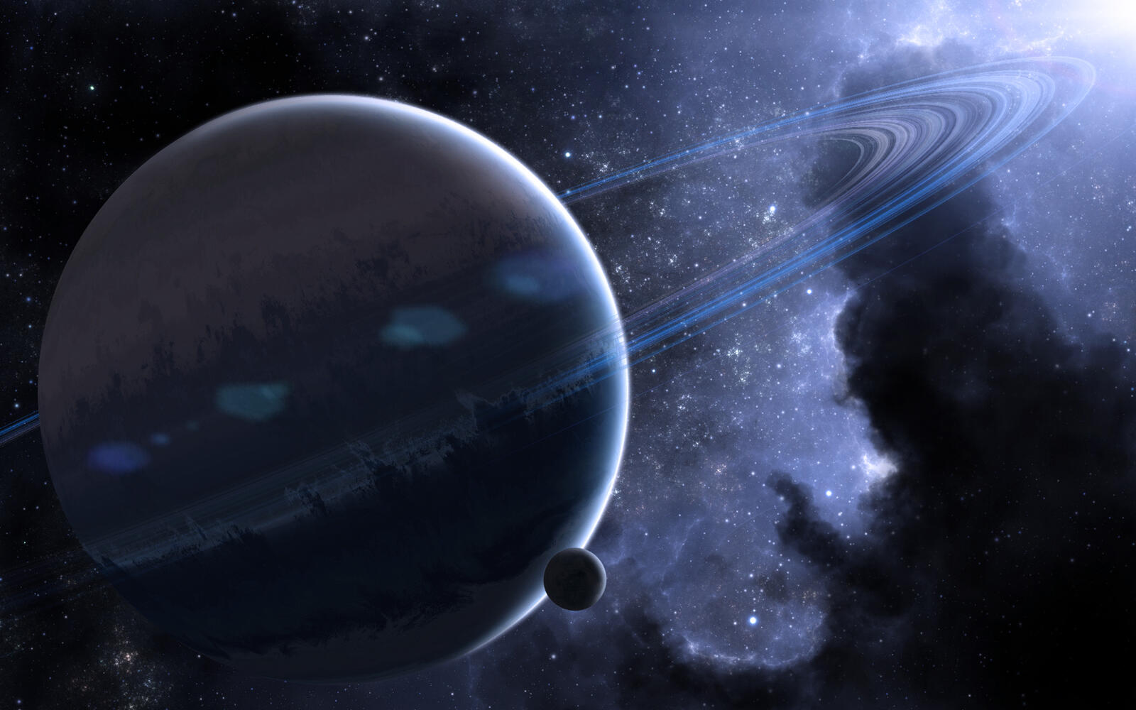 Wallpapers Saturn planet ring on the desktop