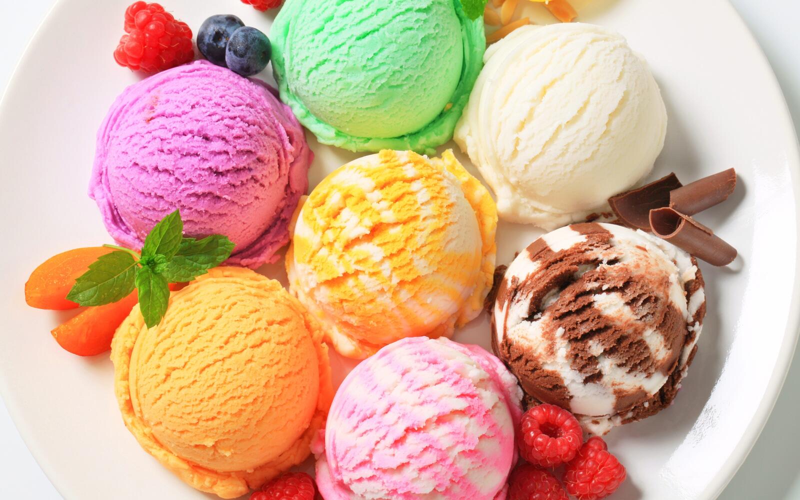 桌面上的壁纸甜点 冰激凌 彩色