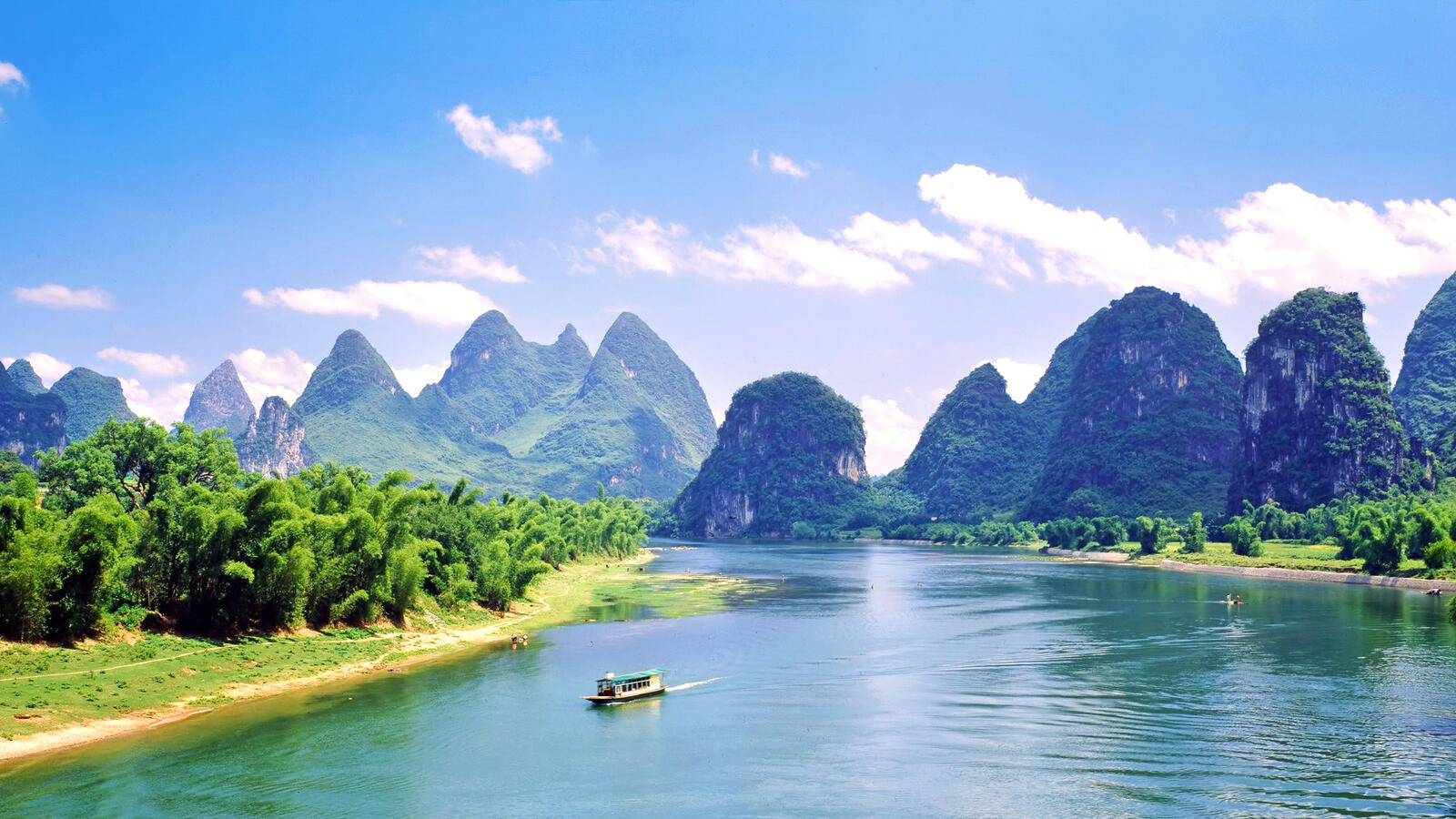桌面上的壁纸景观 热带地区 中国