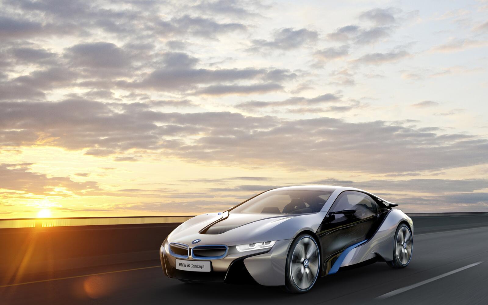 Wallpapers bmw i8 concept coupe on the desktop