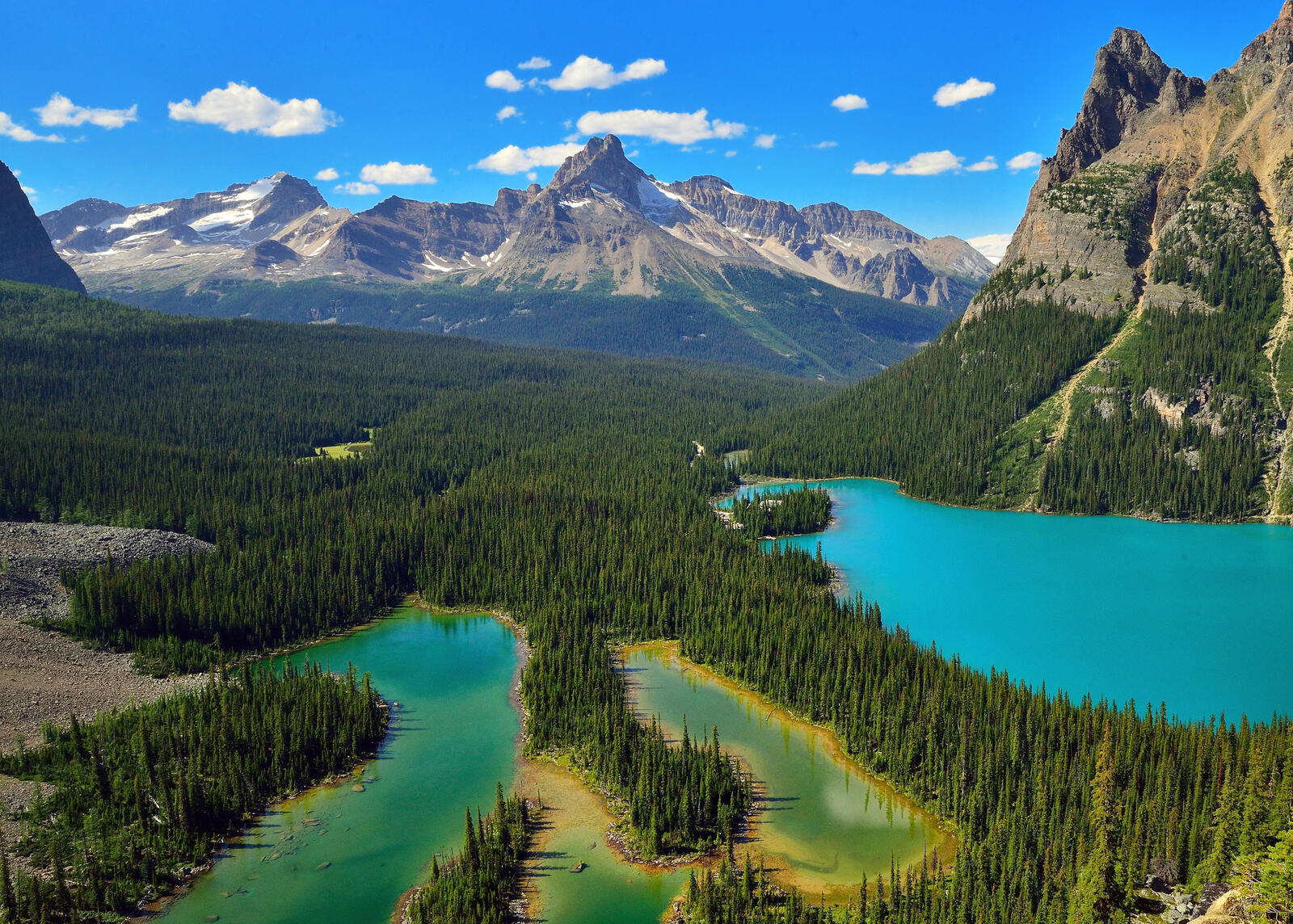 Wallpapers landscape mountains lake on the desktop
