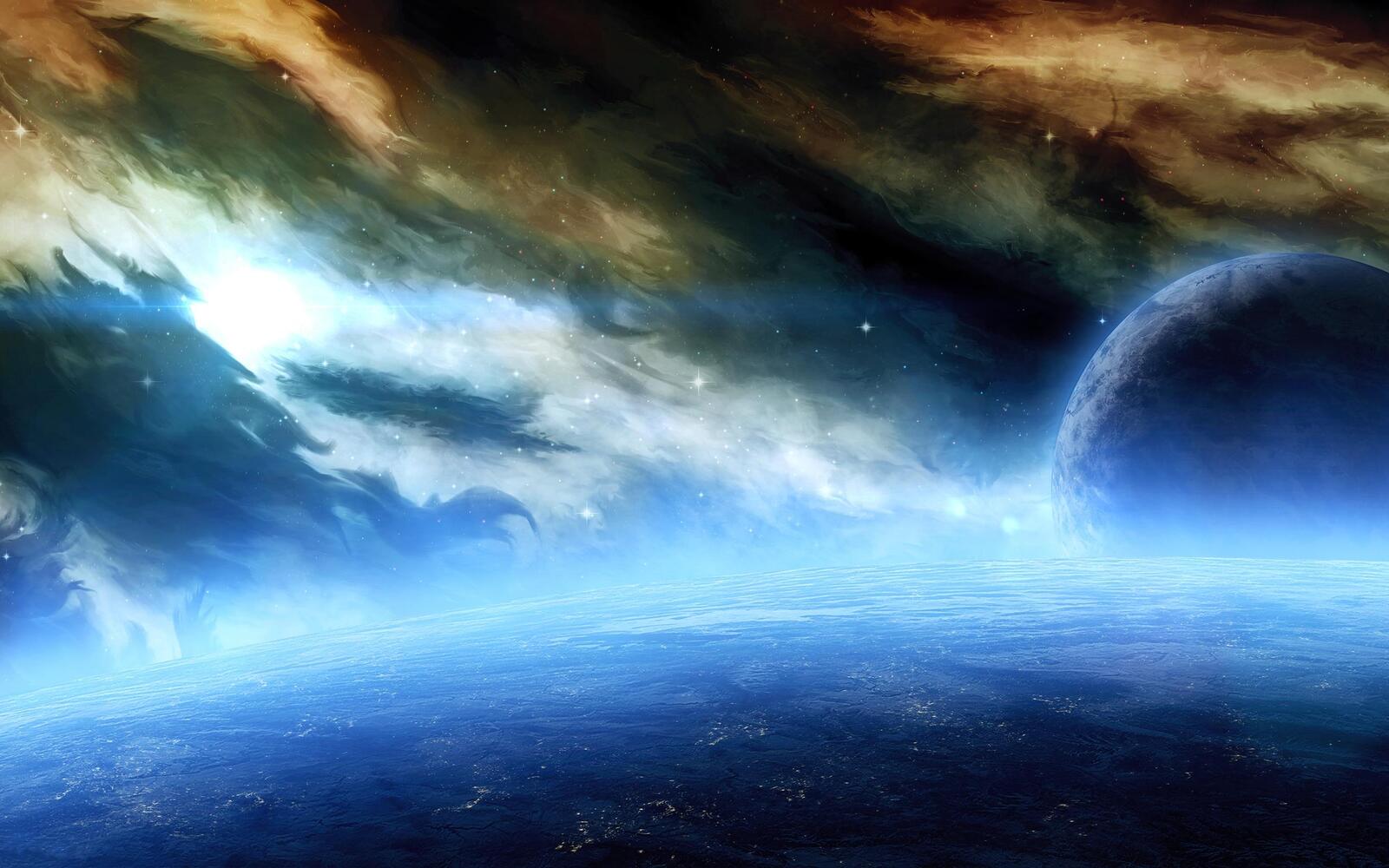 Wallpapers planet space Vast expanses of space on the desktop
