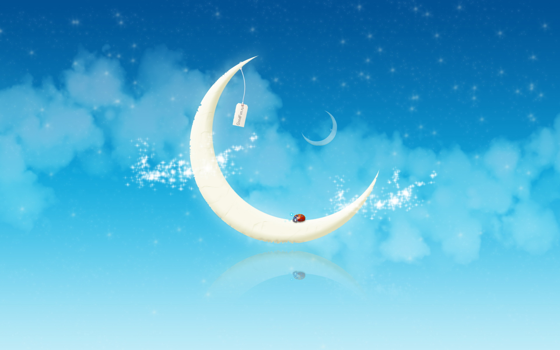 Фото бесплатно луна, месяц, небо