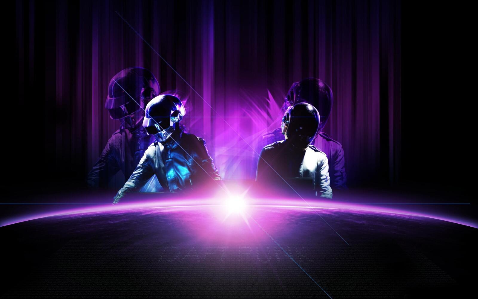 Wallpapers daft punk music two on the desktop