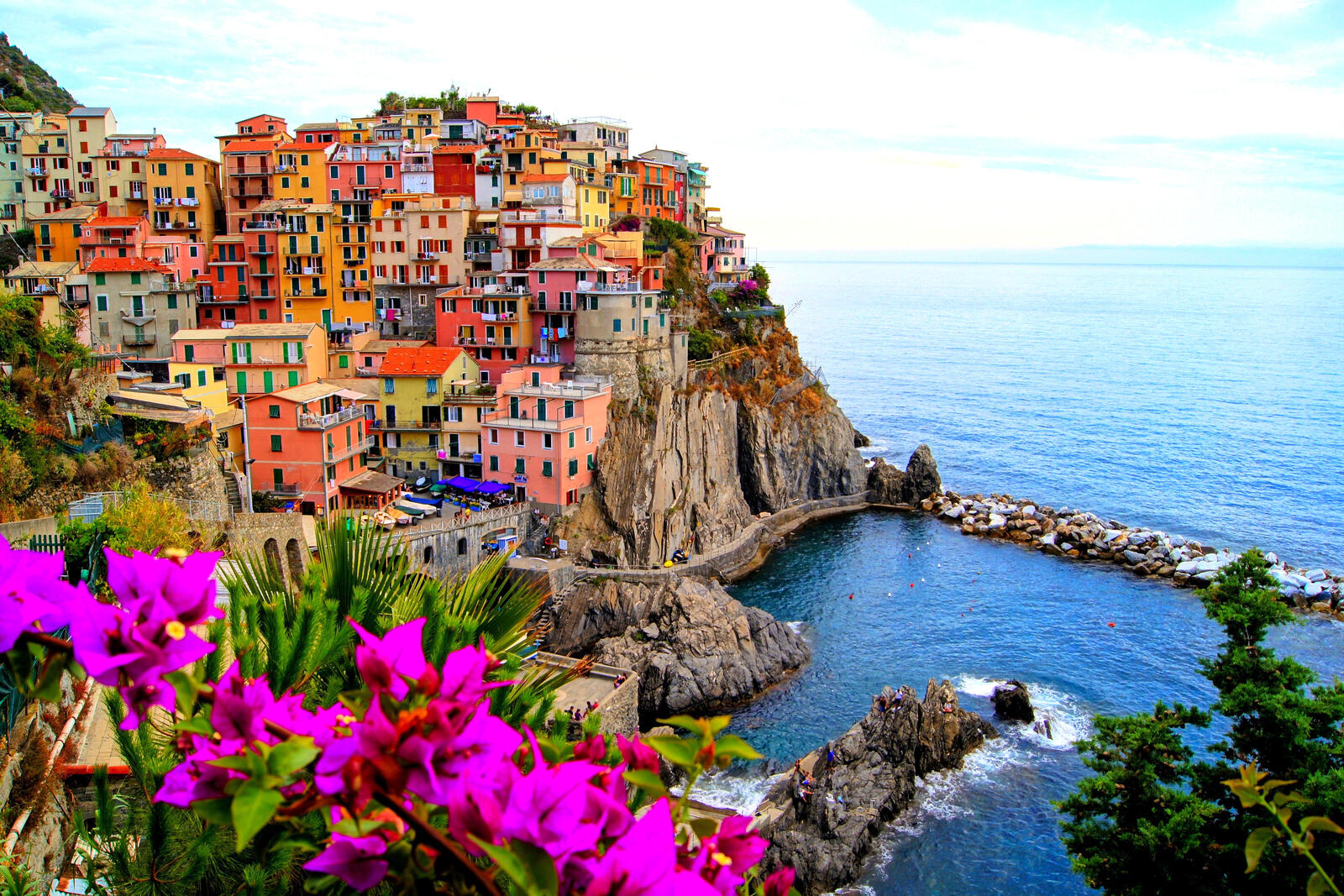Wallpapers italy sea city on the desktop