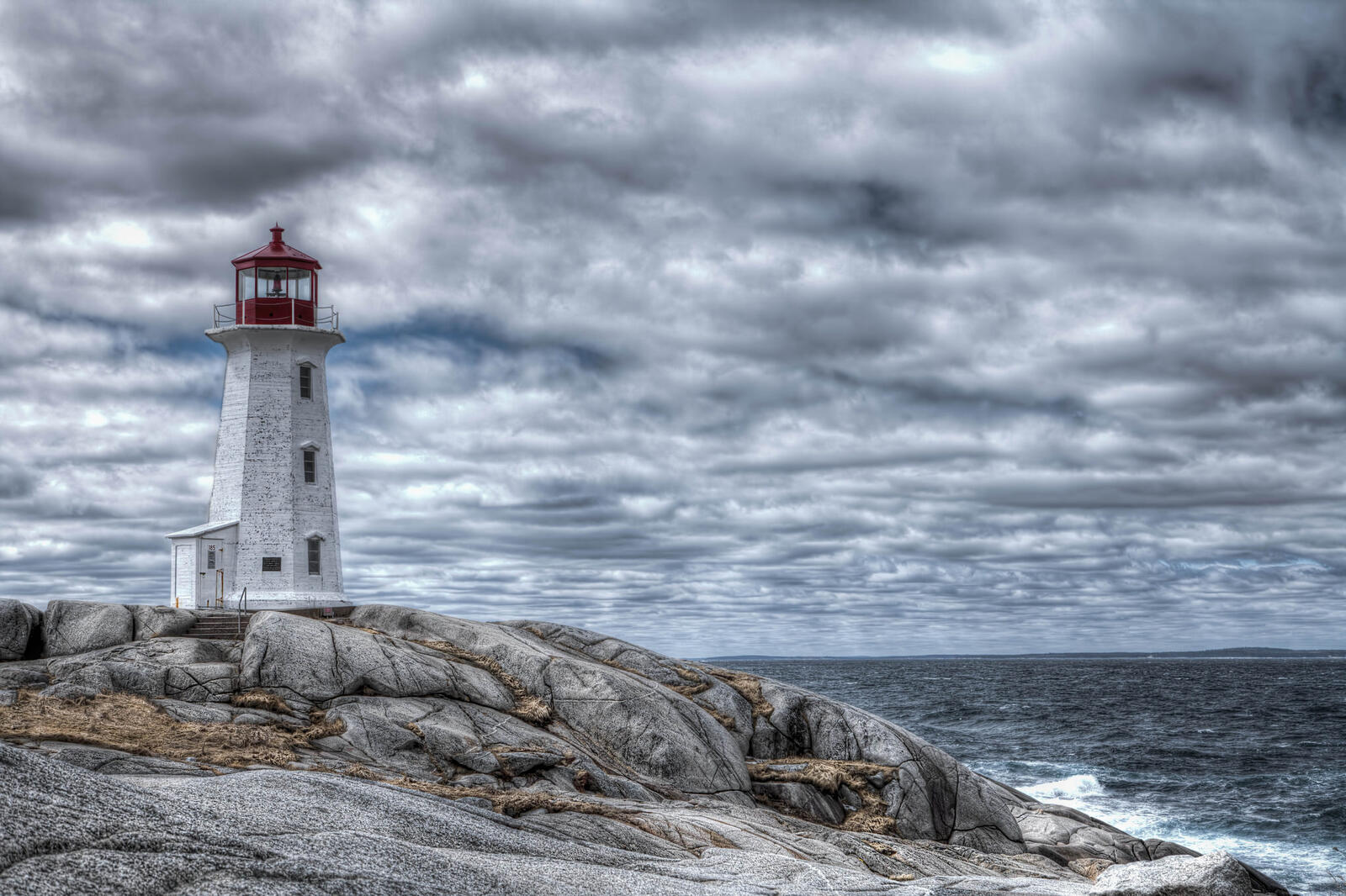 Wallpapers lighthouse Peggy Cove Nova Scotia on the desktop
