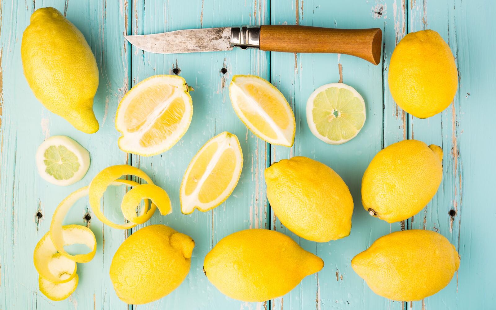 Обои лимон желтый кожура на рабочий стол