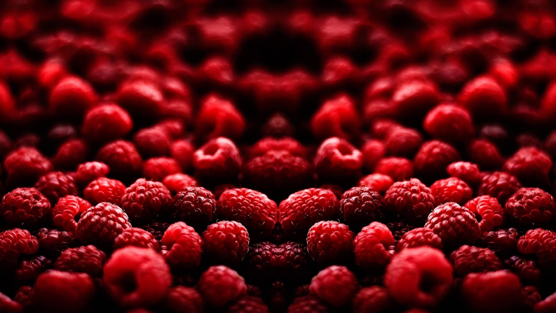 桌面上的壁纸成熟 红 莓果