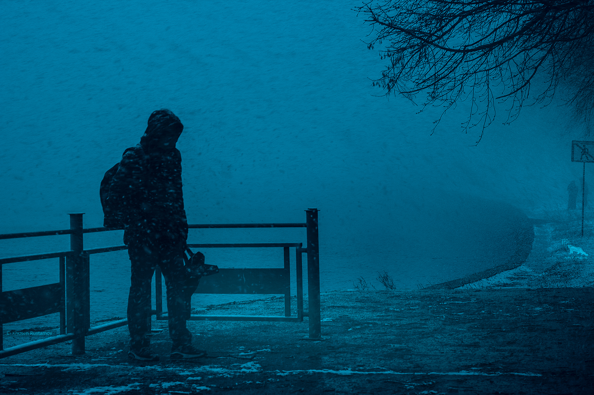 Грусть зимой. Зимнее одиночество. Одинокий человек зимой. Это одиночество. Зима грусть.