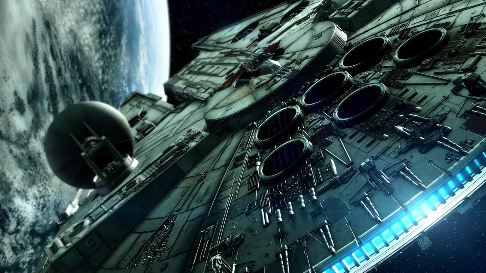 Wallpapers space ship planet star wars on the desktop