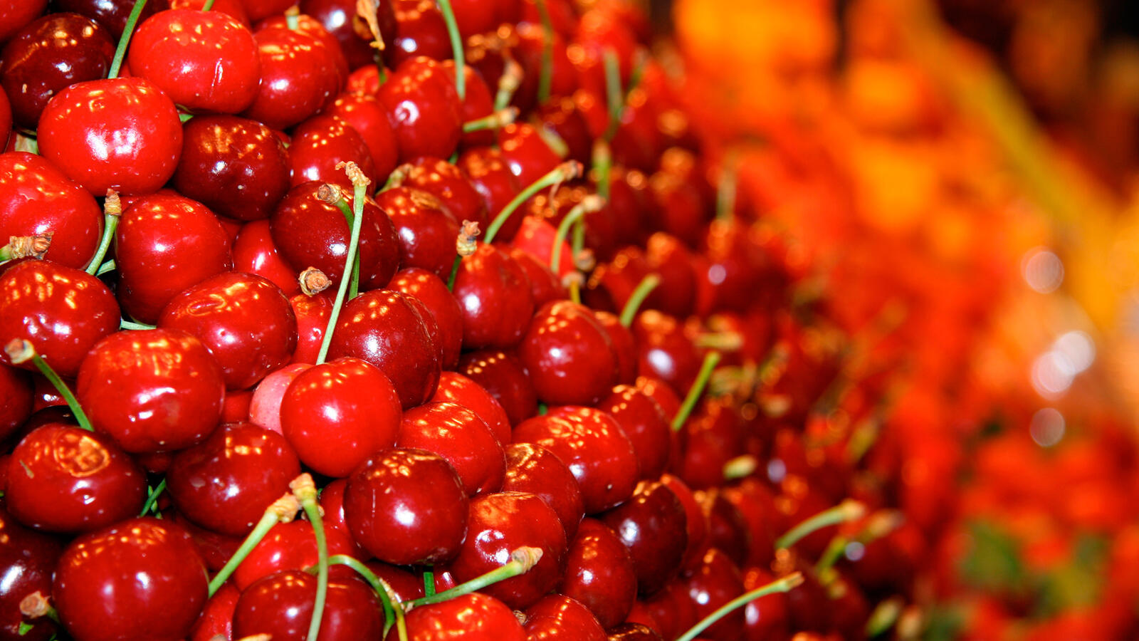 Wallpapers berry cherry red on the desktop