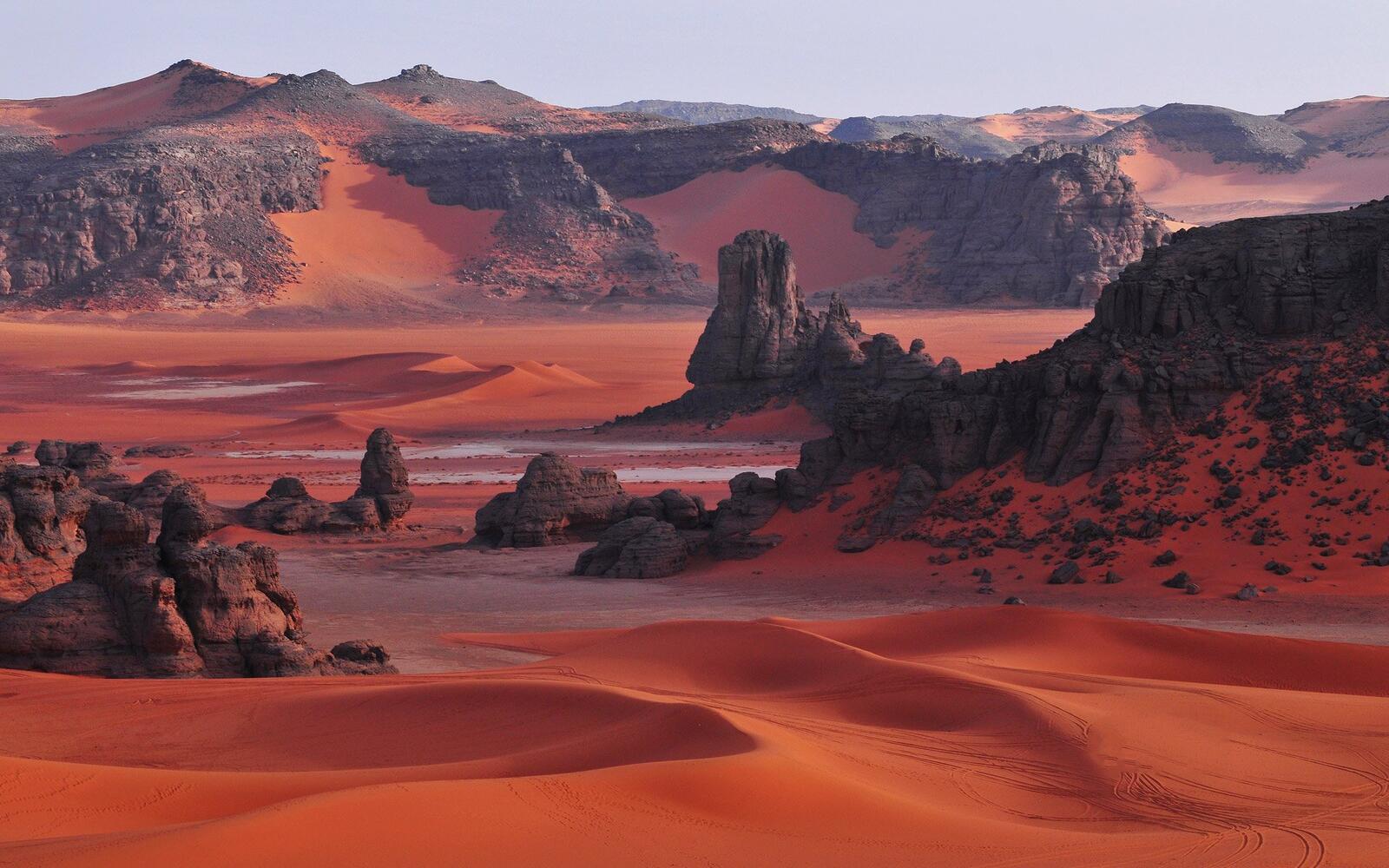 Обои каньон песок красный на рабочий стол